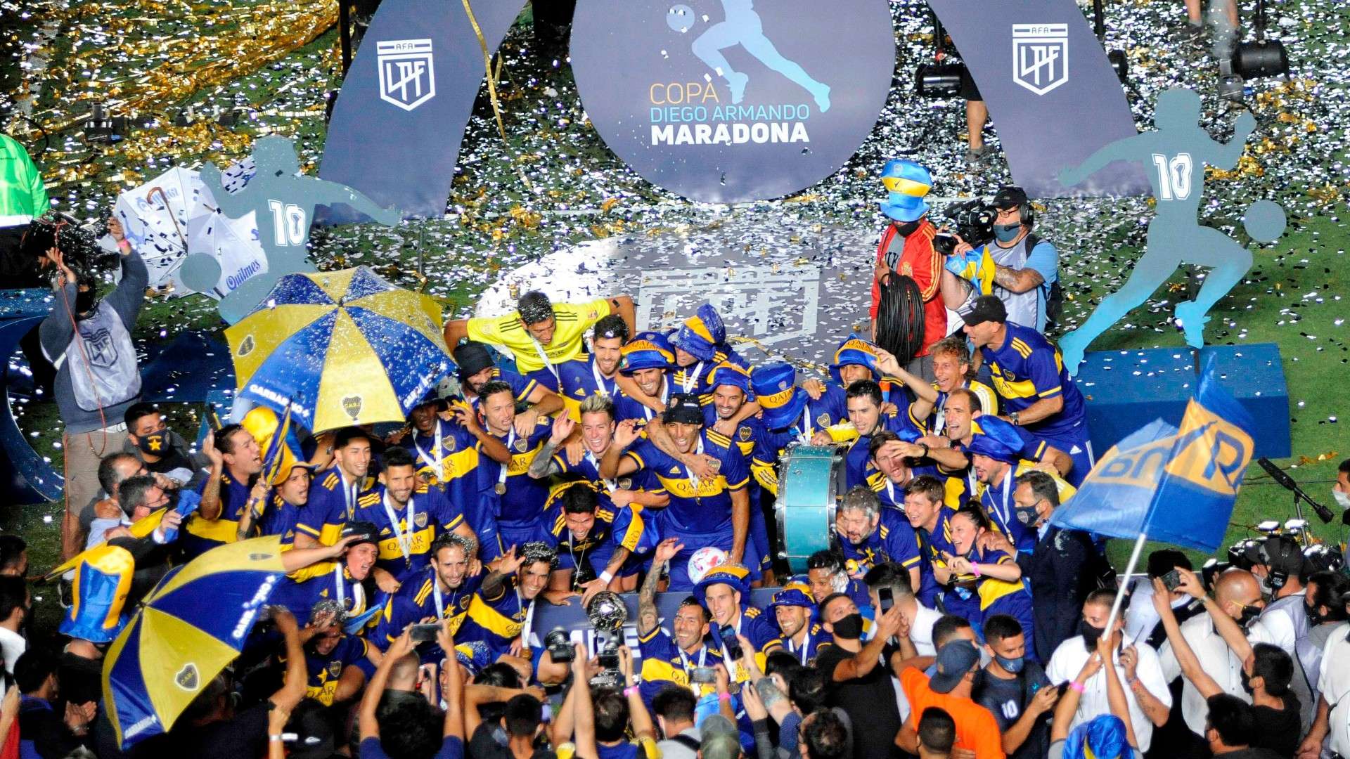 Boca Campeon Banfield Copa Diego Maradona 17012021
