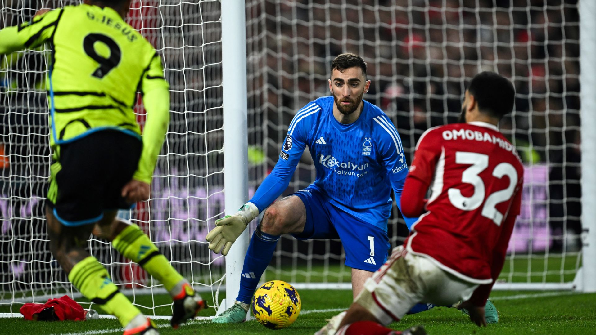 Matt Turner Arsenal Nottingham Forest 2023-24