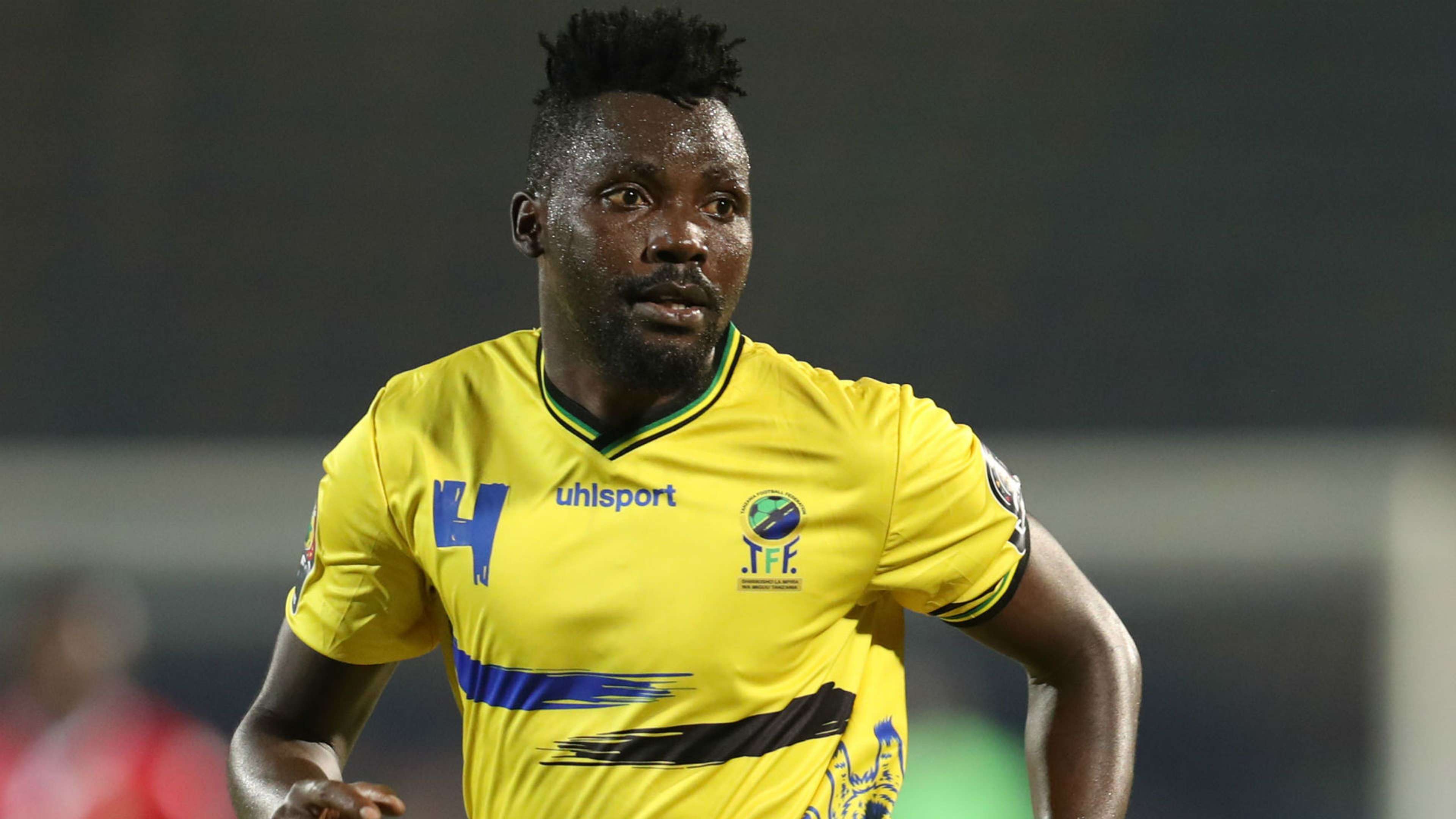 Erasto Nyoni of Tanzania during the 2019 Africa Cup of Nations Finals match between Kenya.