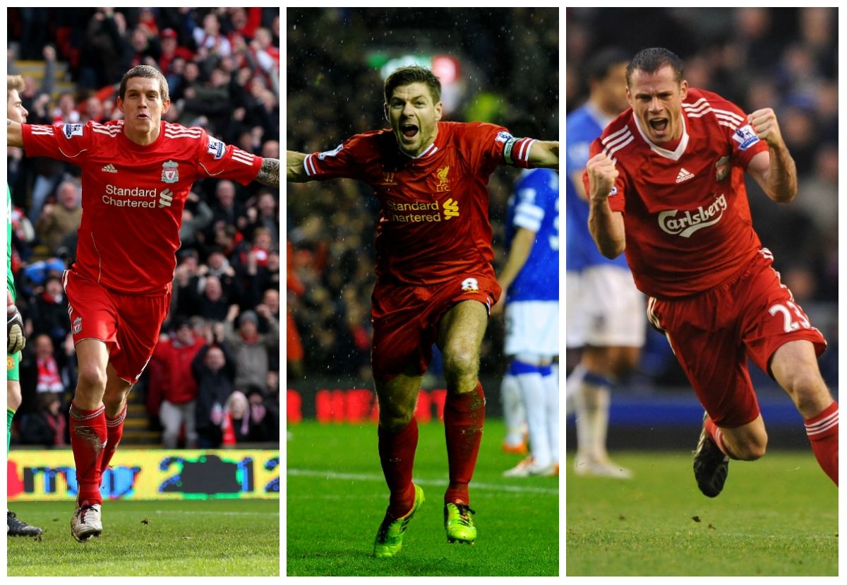 Daniel Agger Steven Gerrard Jamie Carragher Liverpool Premier League