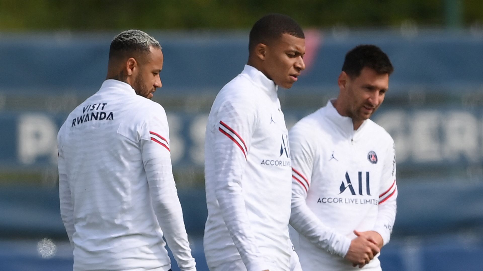 Neymar Mbappé Messi PSG