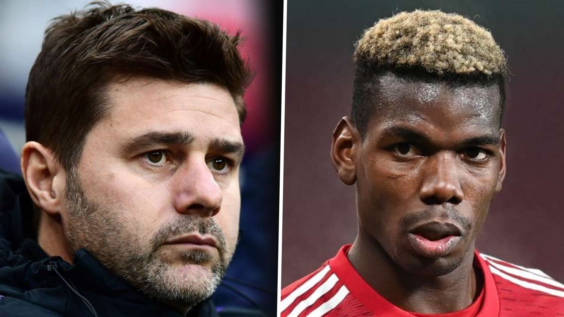 Mauricio Pochettino Paul Pogba GFX