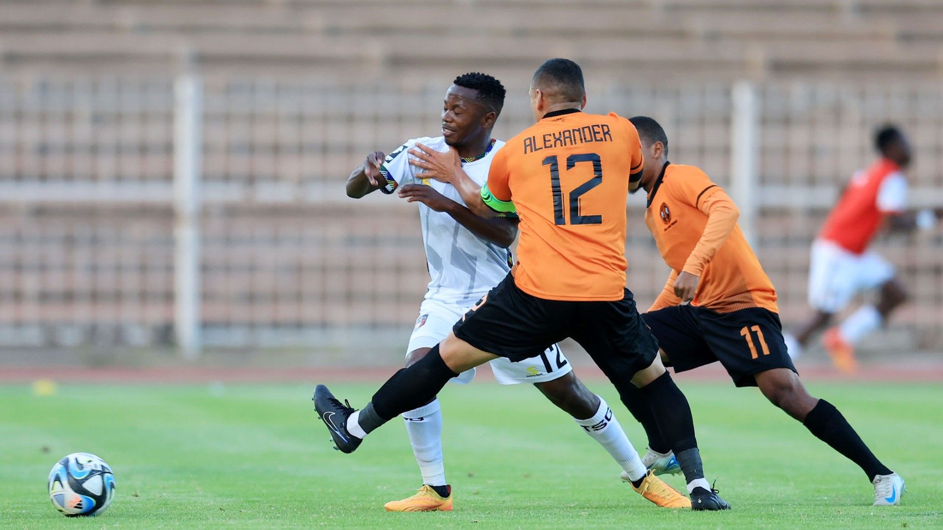 Thato Khiba, TS Galaxy, Cole Alexander & Oswin Appollis, Polokwane City, December 2024