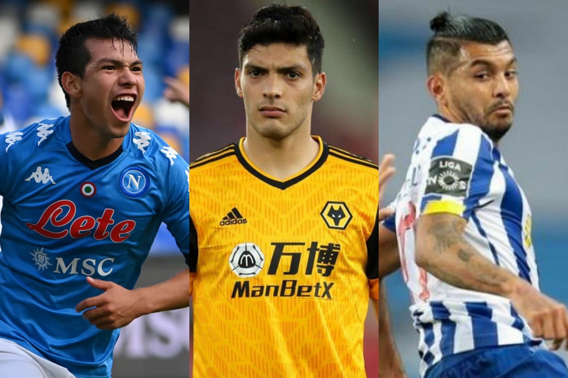Chucky Lozano / Raúl Jiménez / Tecatito Corona - 2020