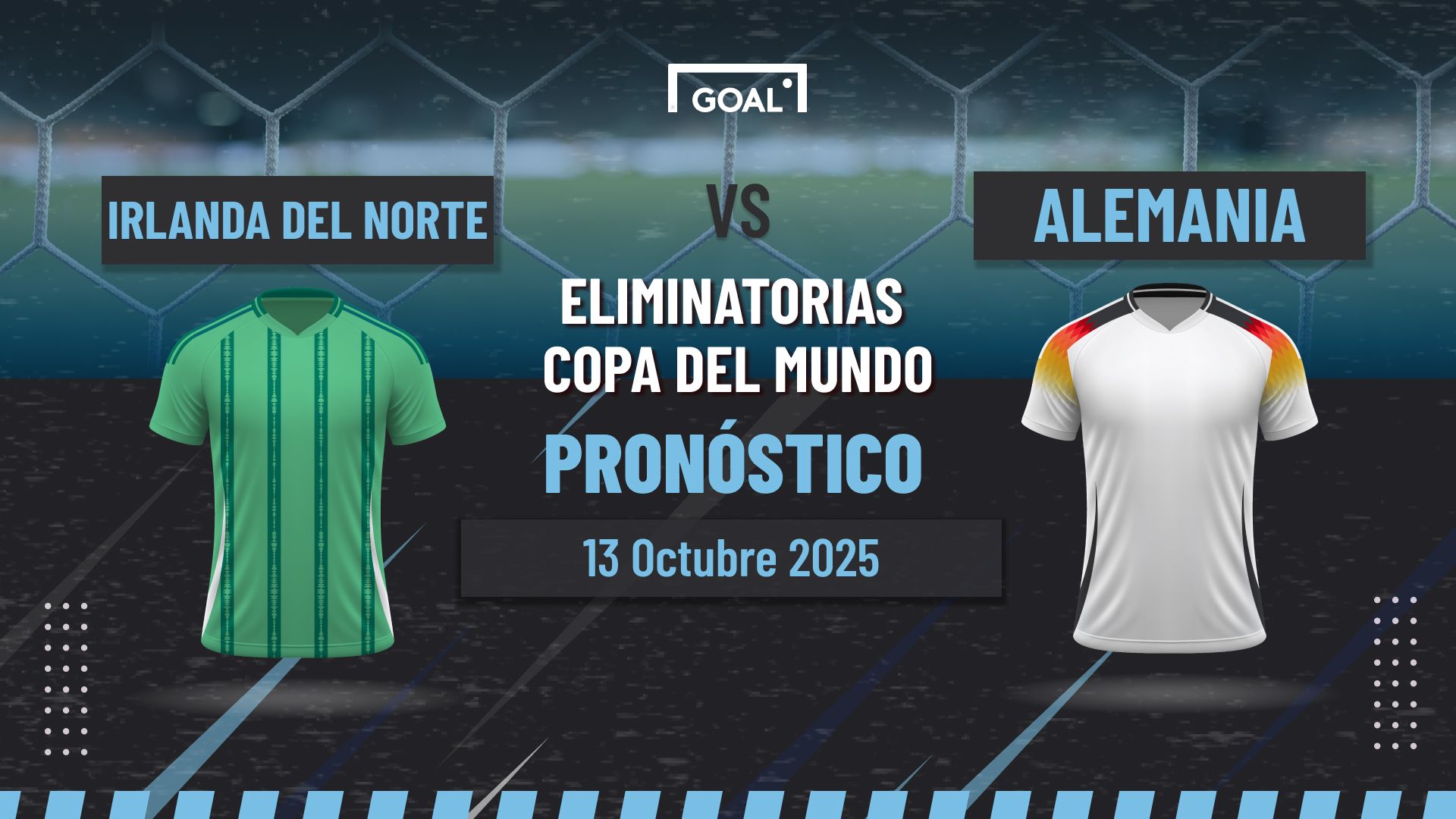 Irlanda del Norte vs Alemania Pronóstico y Apuestas Eliminatorias Copa del Mundo | 13/10/25