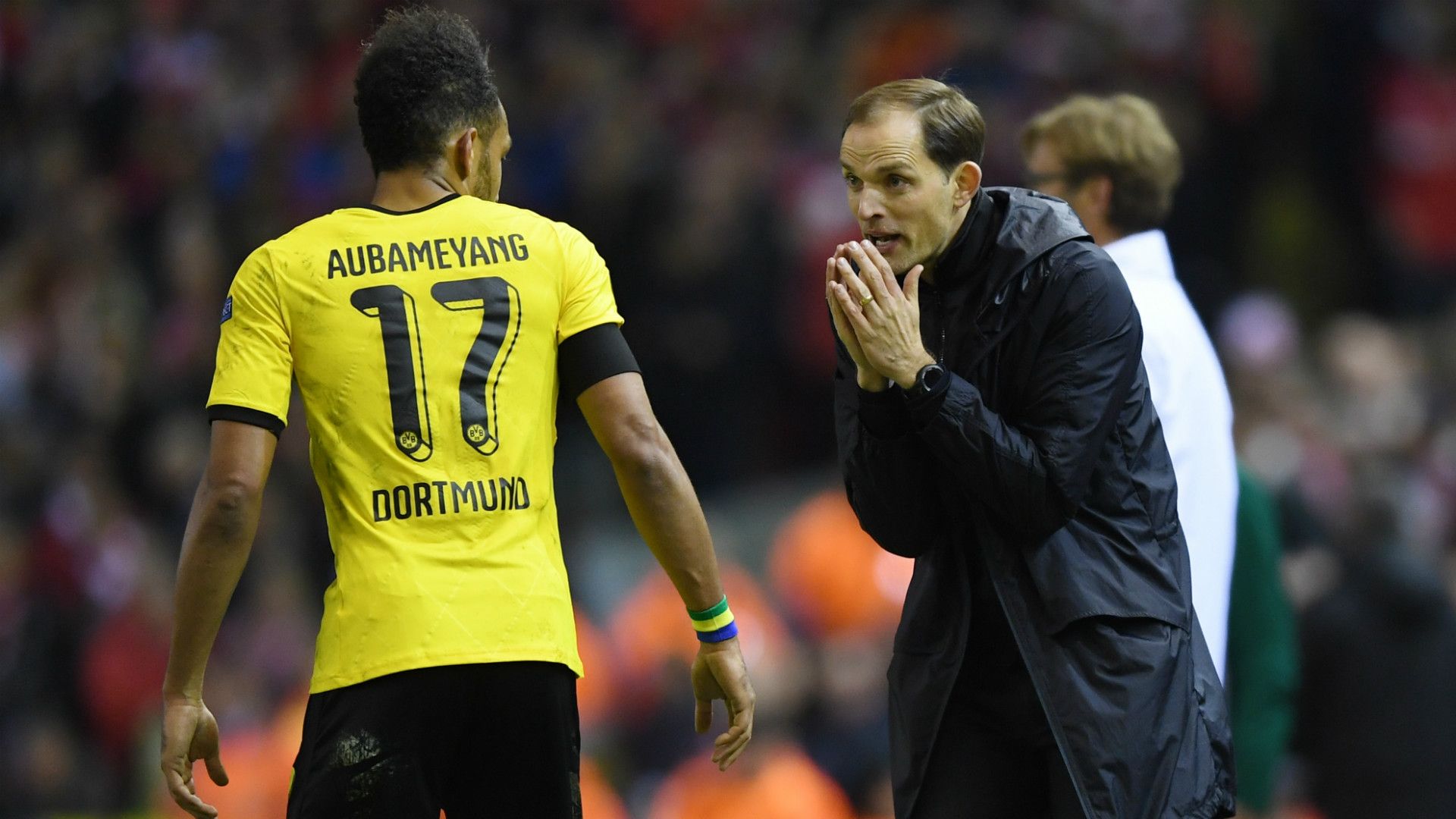 Thomas Tuchel Pierre-Emerick Aubameyang Borussia Dortmund 14042016