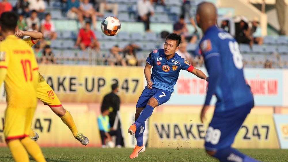 Dinh Thanh Trung Quang Nam vs Nam Dinh V.League 2019
