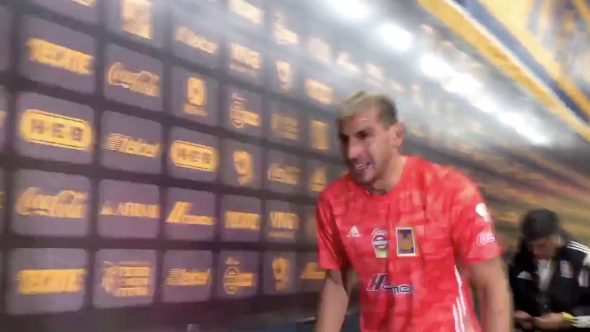 Nahuel Guzmán llorando