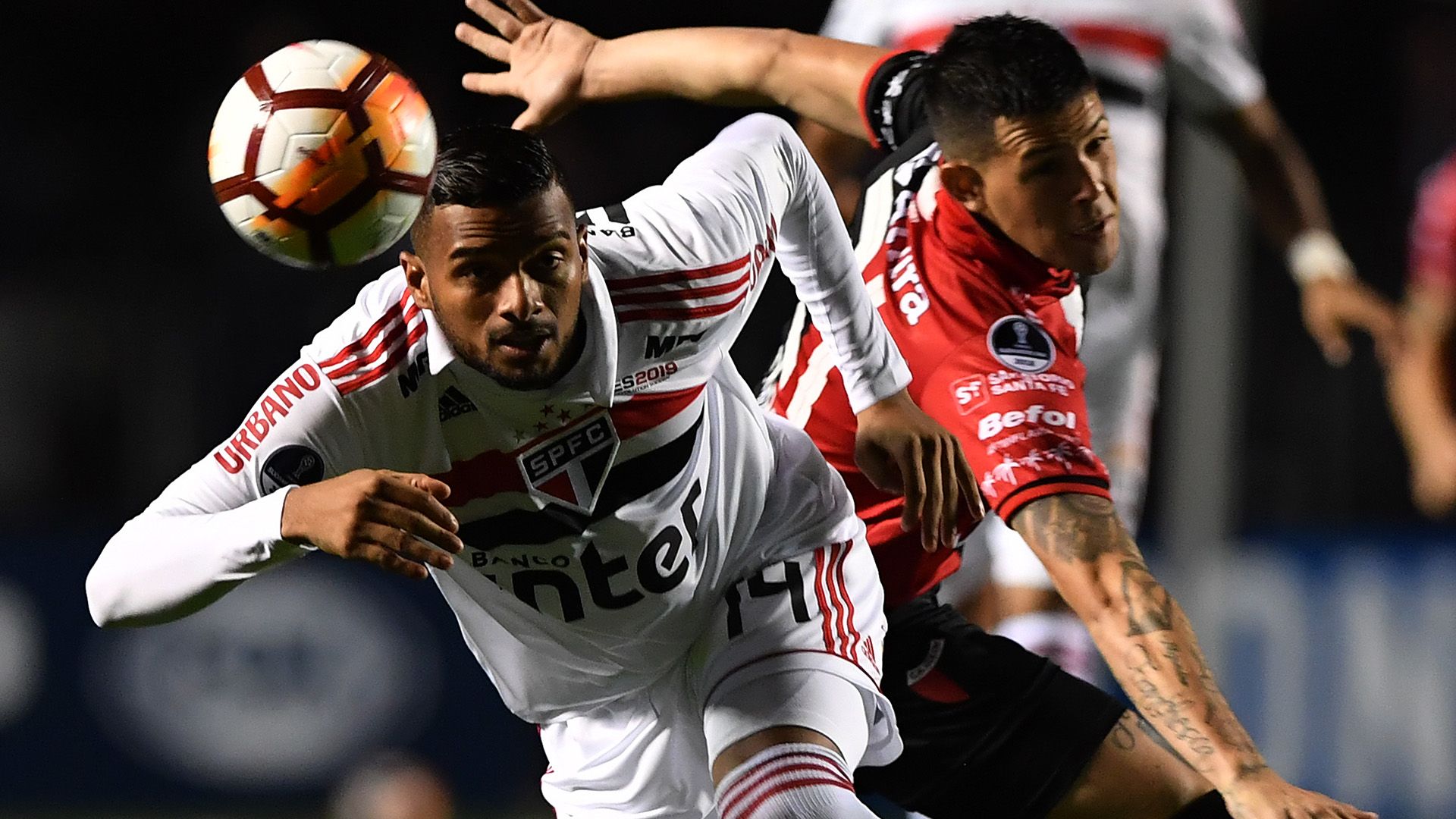 Reinaldo Leonardo Heredia Sao Paulo Colon Copa Sudamericana 02082018