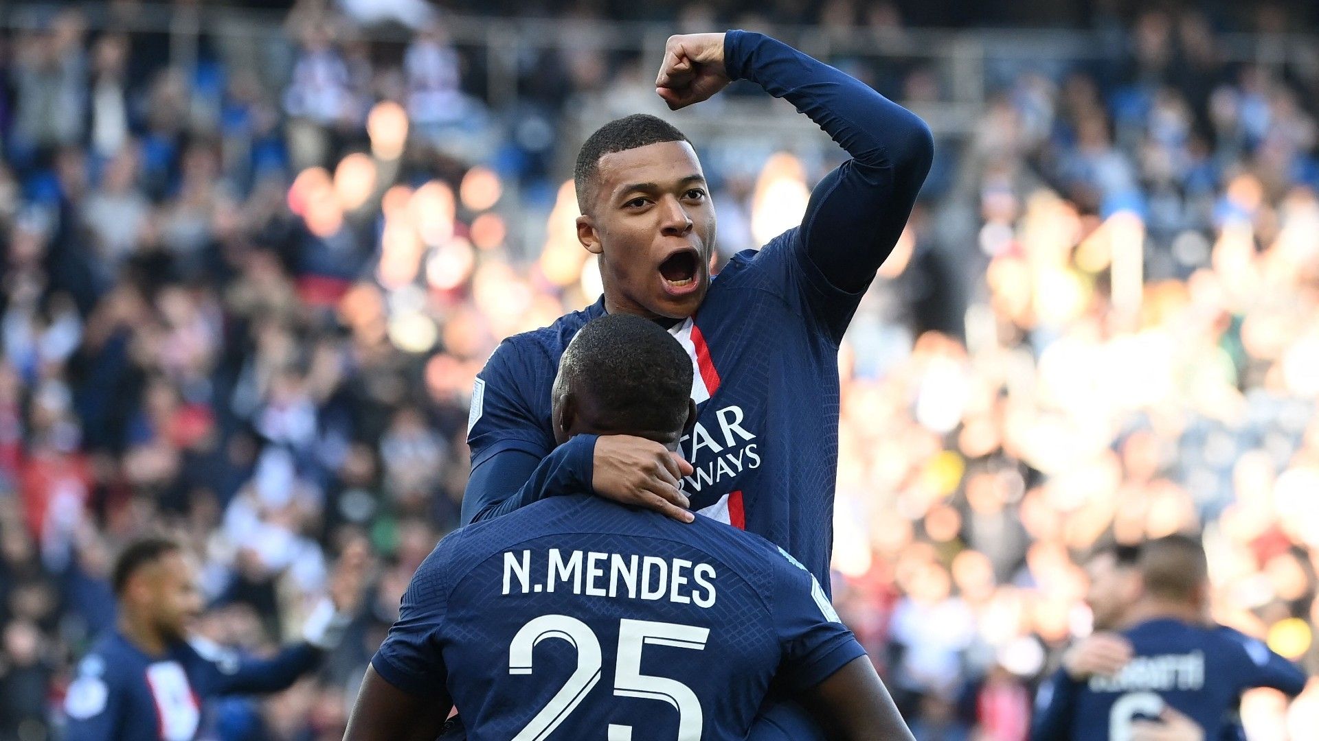 Kylian Mbappe PSG Auxerre 2022-23