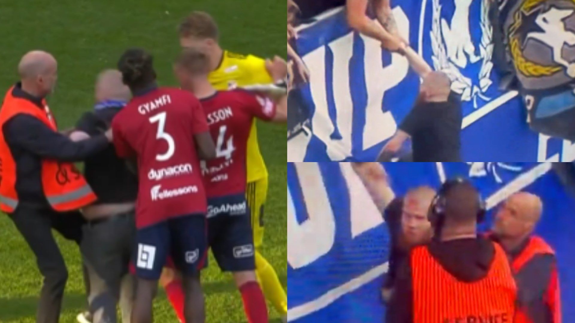 Fan trouble at Swedish game