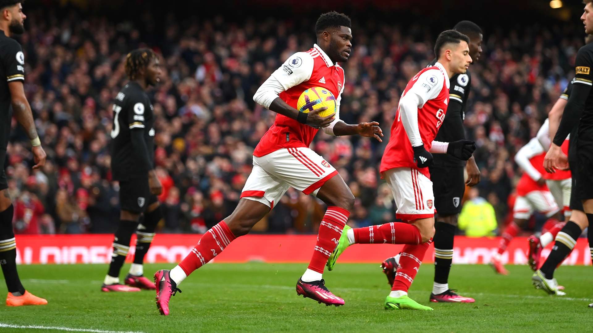 Thomas Partey Arsenal Bournemouth Premier League 2022-23