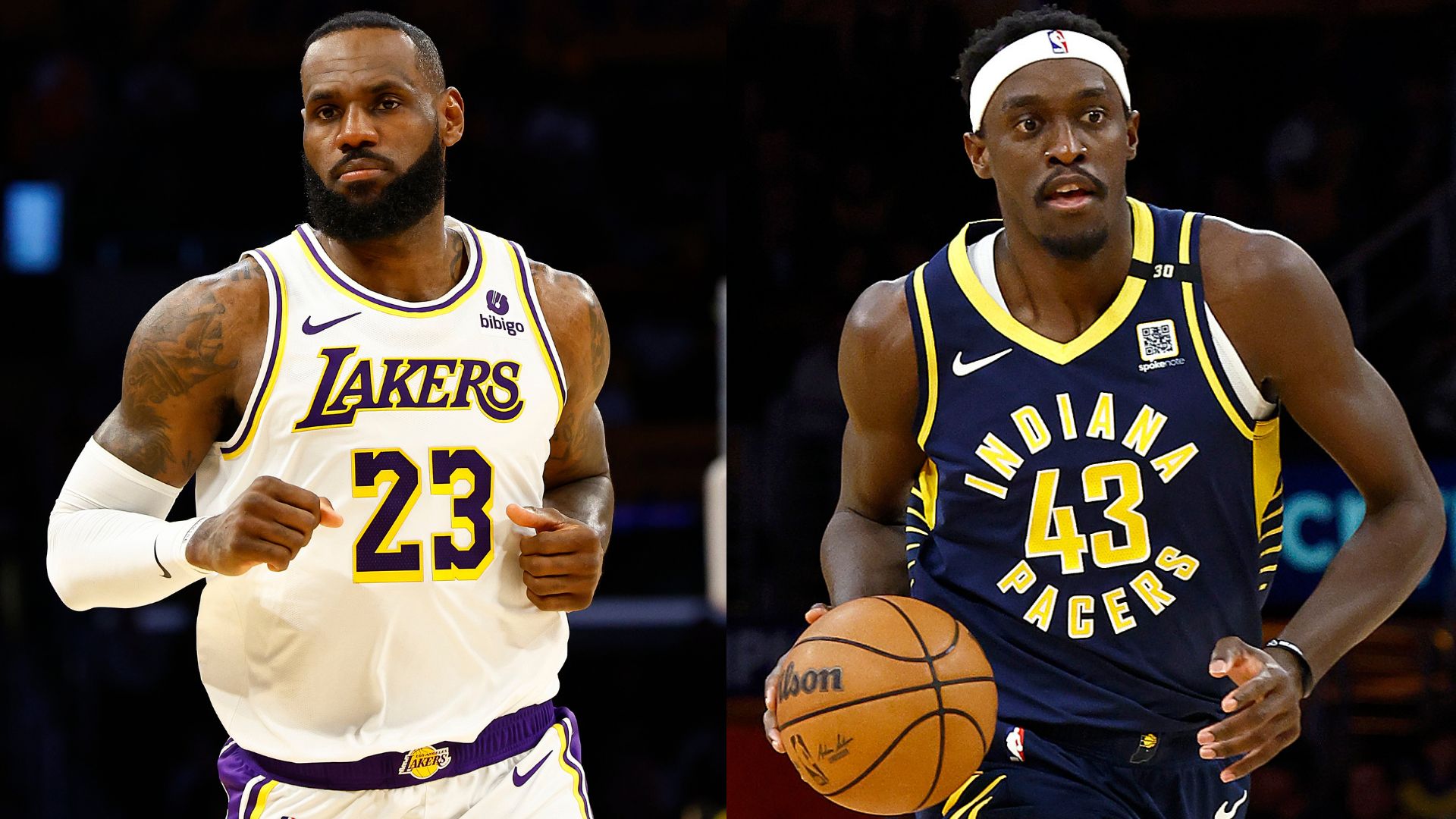 Indiana Pacers vs Los Angeles Lakers NBA game