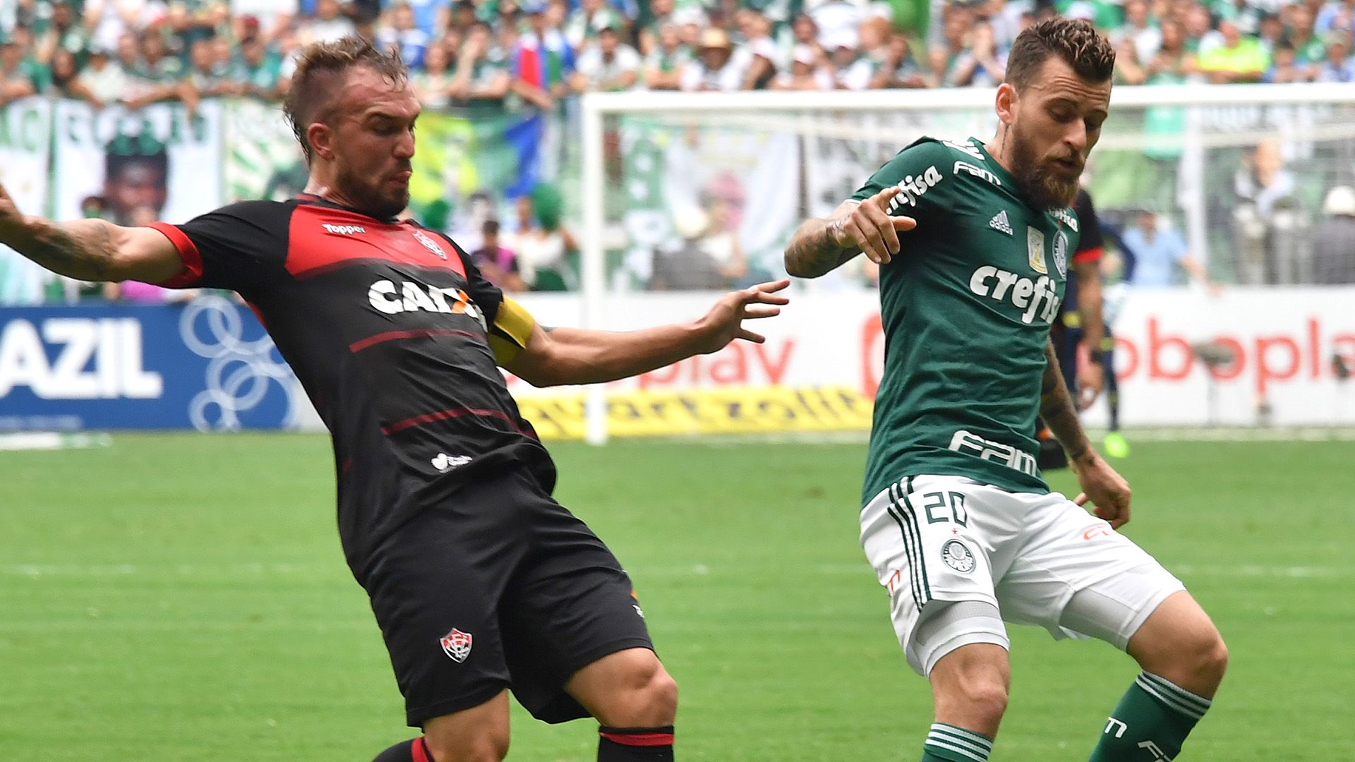 Lucas Lima William Farias Palmeiras Vitória Brasileirão Série A 02122018