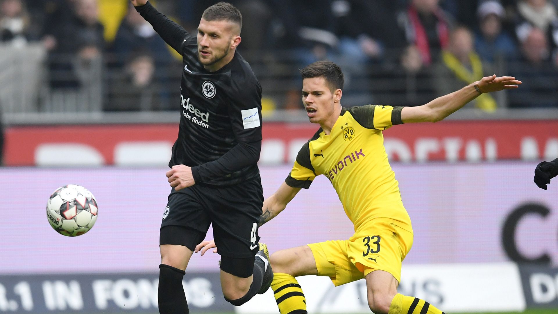 Eintracht Frankfurt Rebic Borussia Dortmund Weigl 0219