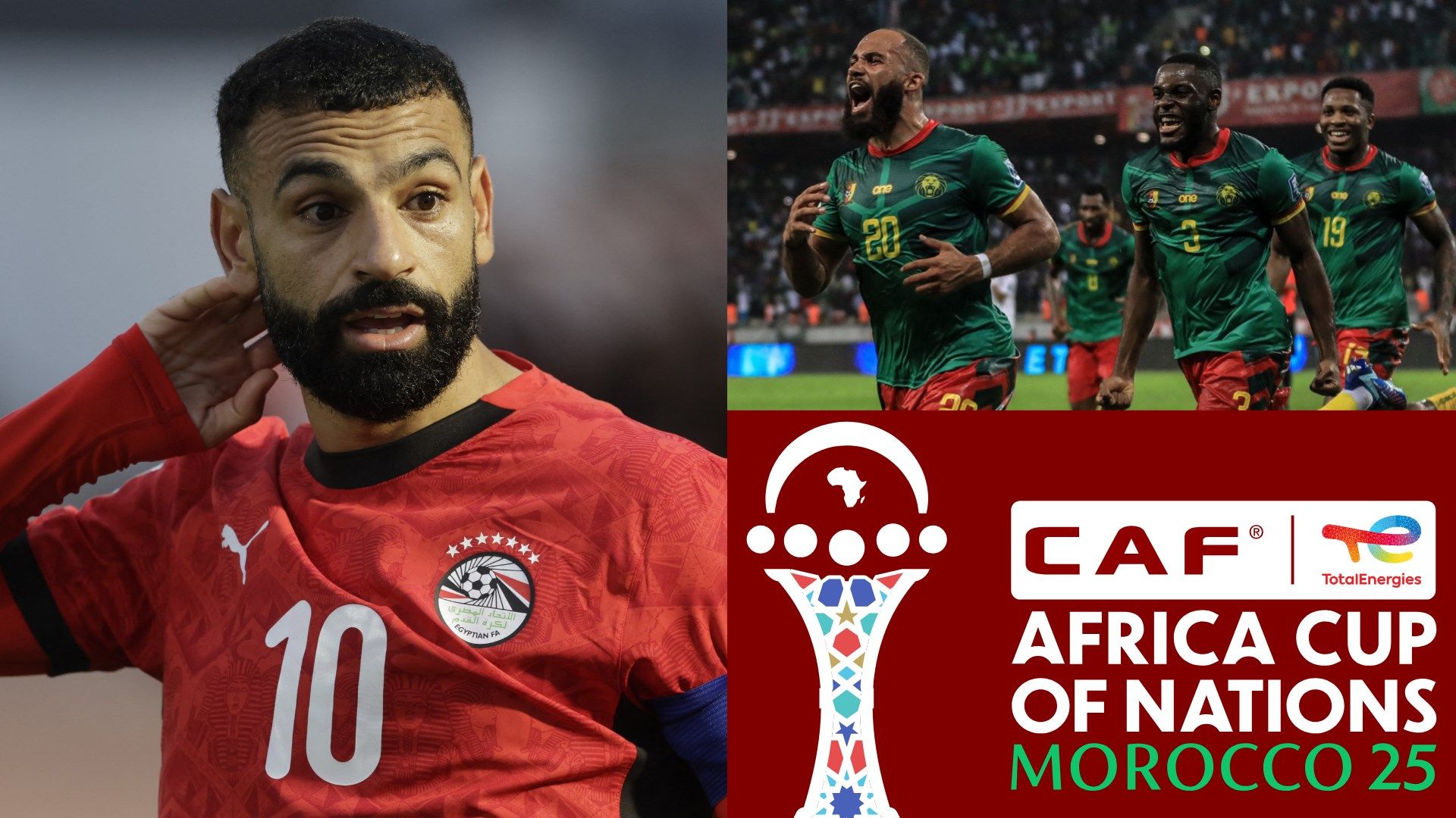 Mohamed Salah Egypt Bryan Mbeumo Cameroon Afcon 2025