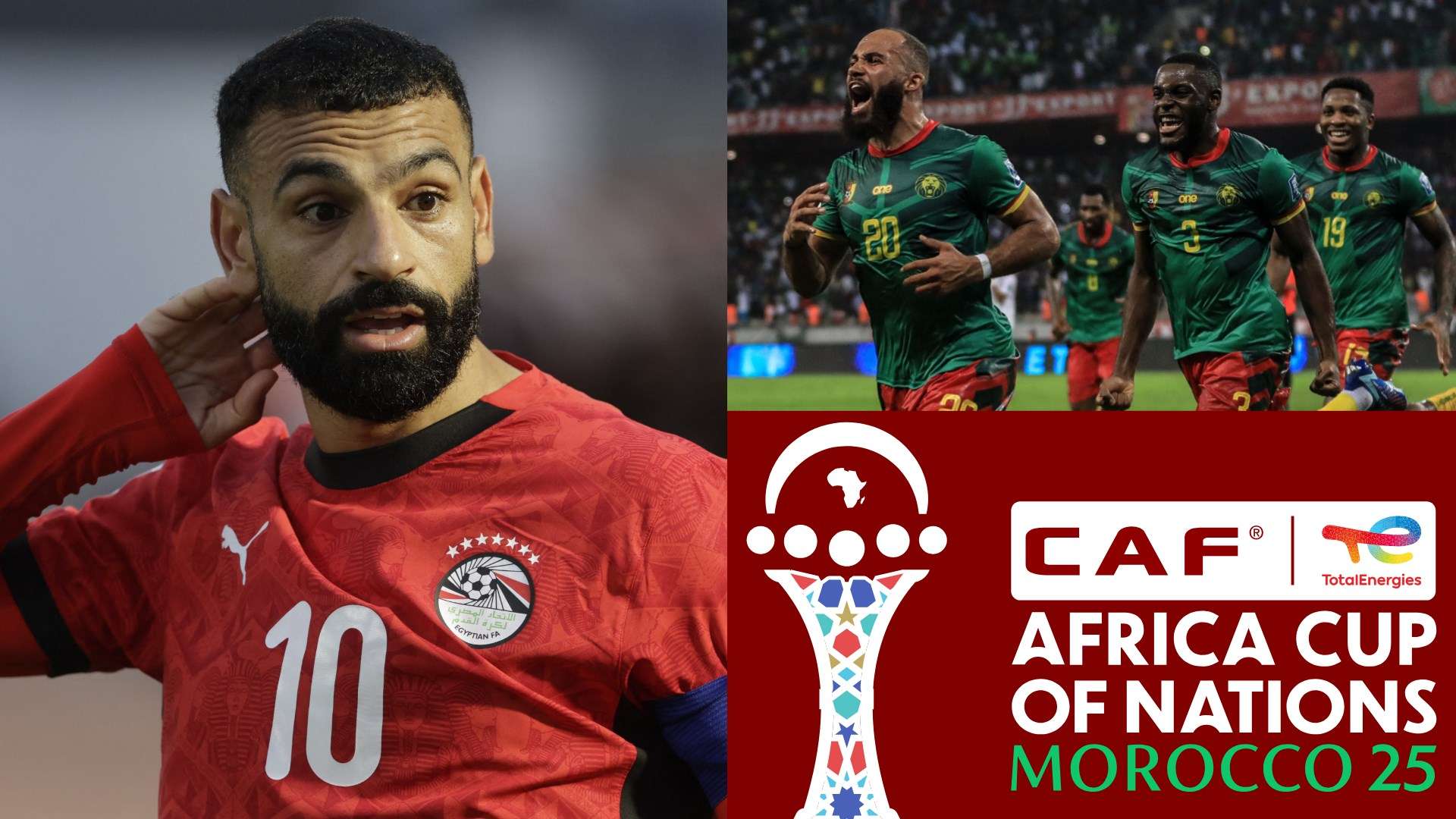 Mohamed Salah Egypt Bryan Mbeumo Cameroon Afcon 2025
