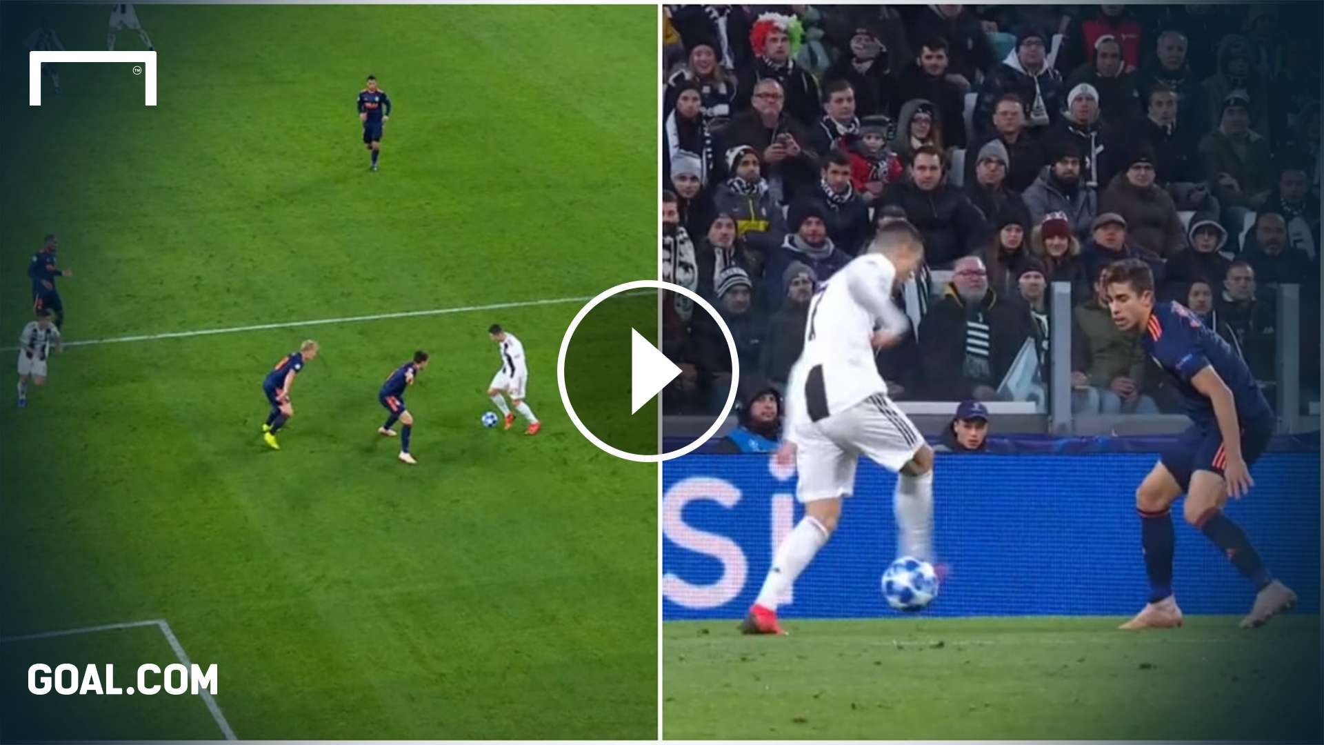 GFX Ronaldo Assist Juve Valencia