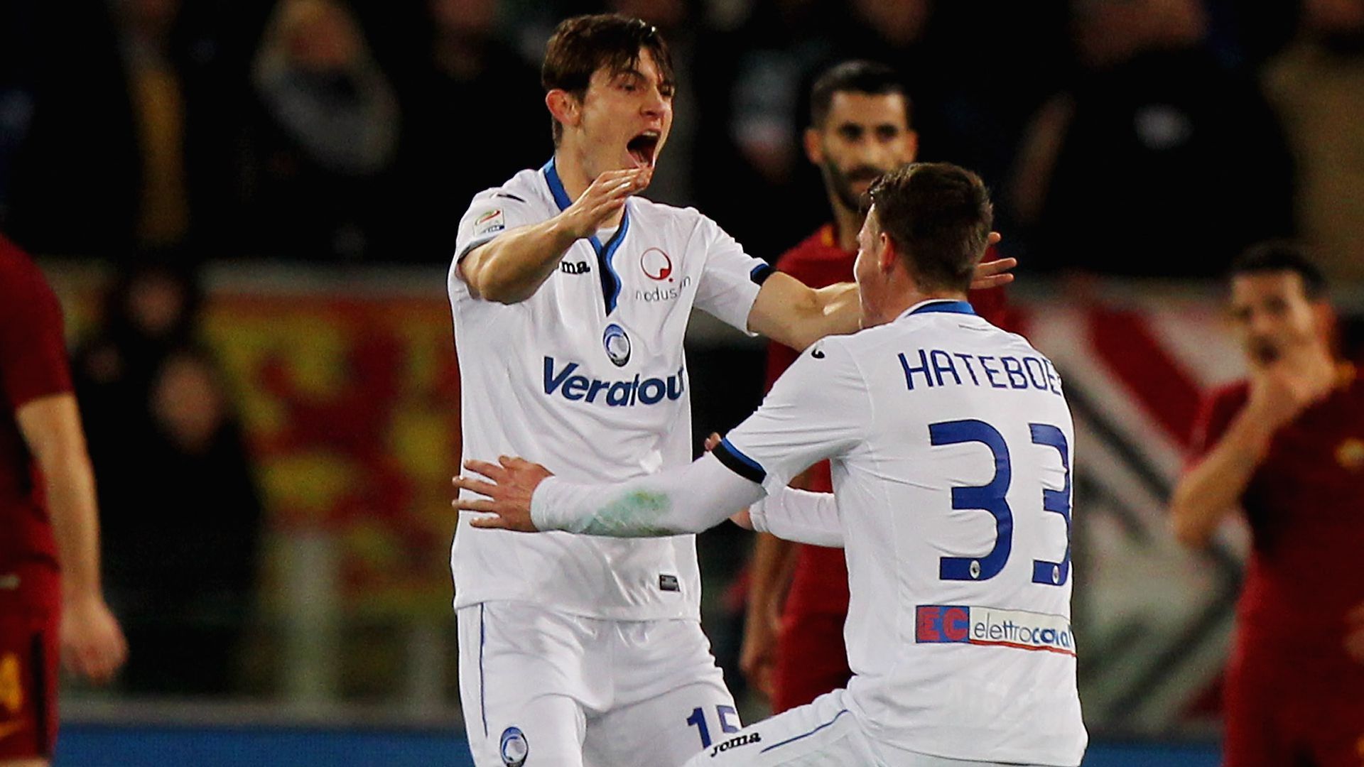 De Roon Hateboer Roma Atalanta