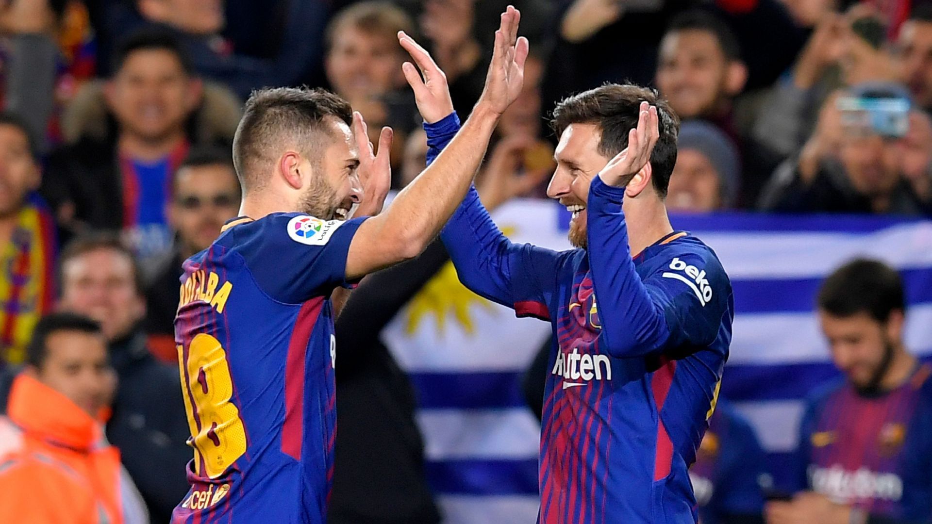 Jordi Alba Lionel Messi