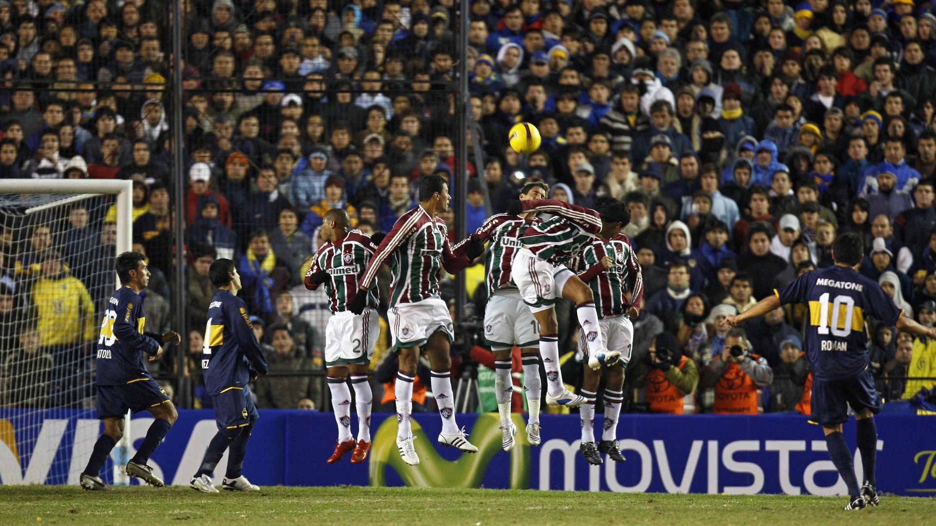 Juan Roman Riquelme Boca Juniors Fluminense Libertadores 2008