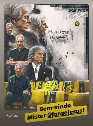 Cristiano Ronaldo Jorge Jesus Al-Nassr welcome