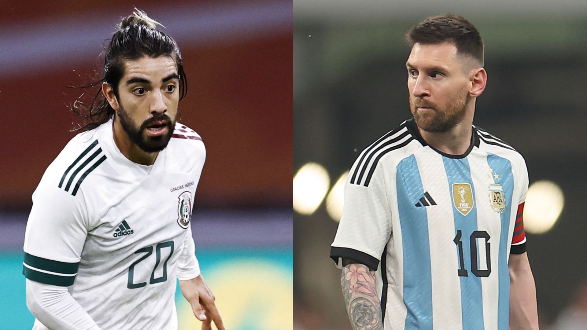 Rodolfo Pizarro Lionel Messi