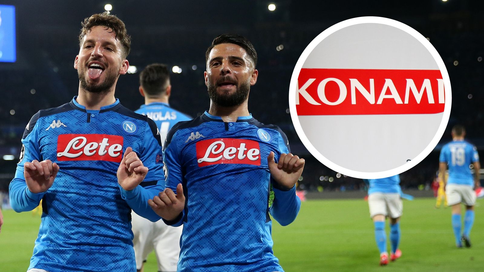 NAPOLI MERTENS INSIGNE PES KONAMI GFX