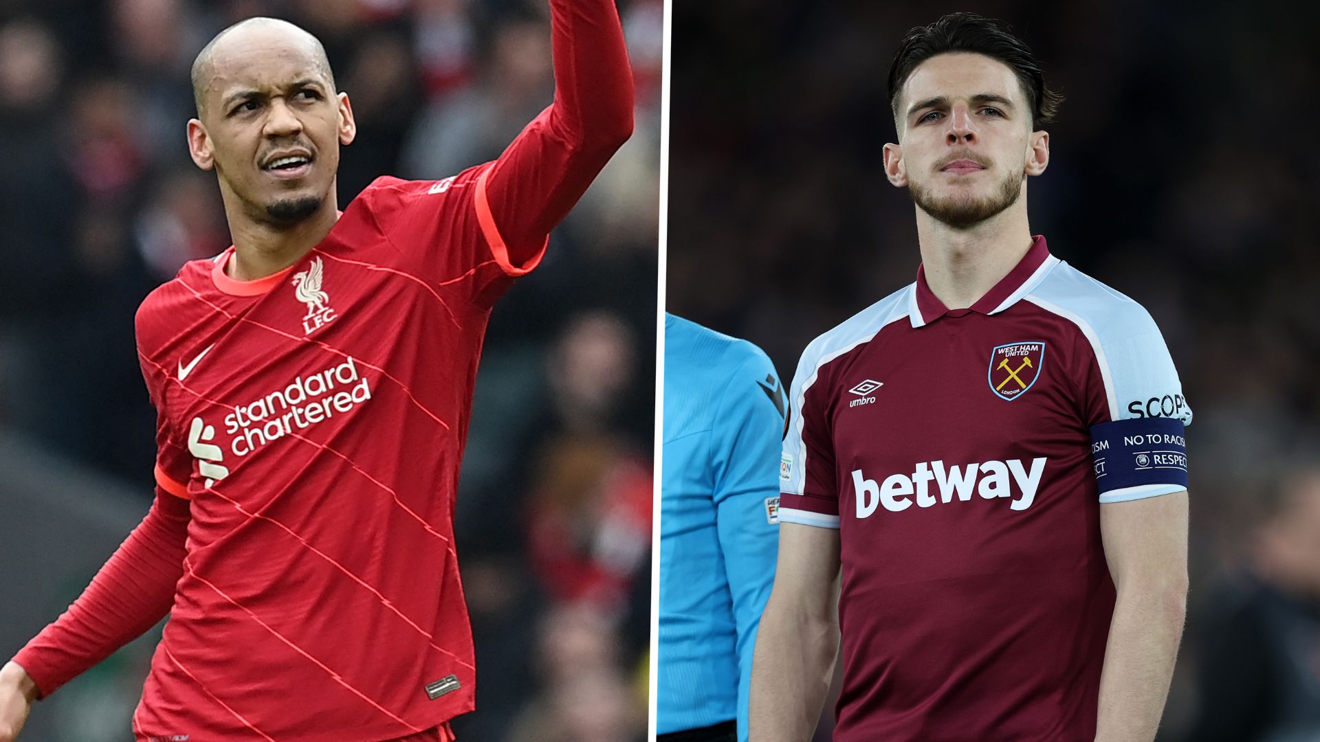 Fabinho Declan Rice Liverpool West Hahm