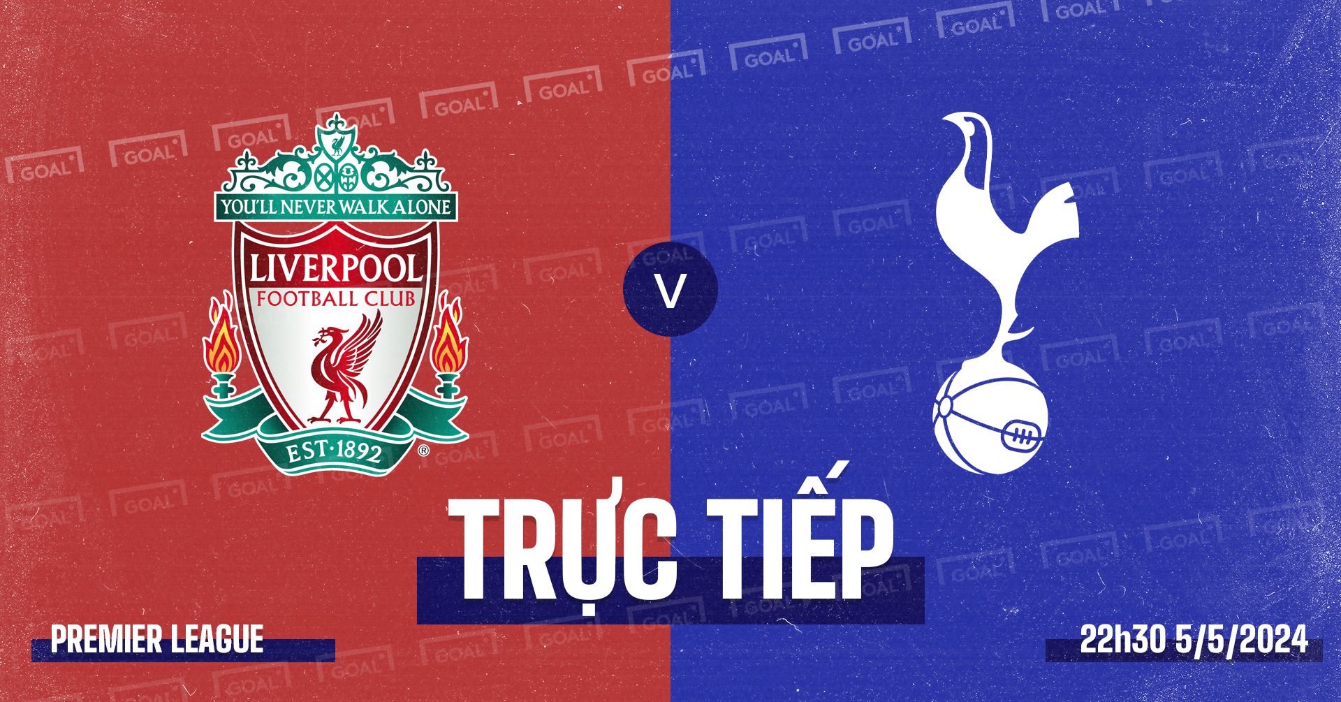 Liverpool vs Tottenham Premier League 2023/24 GFX