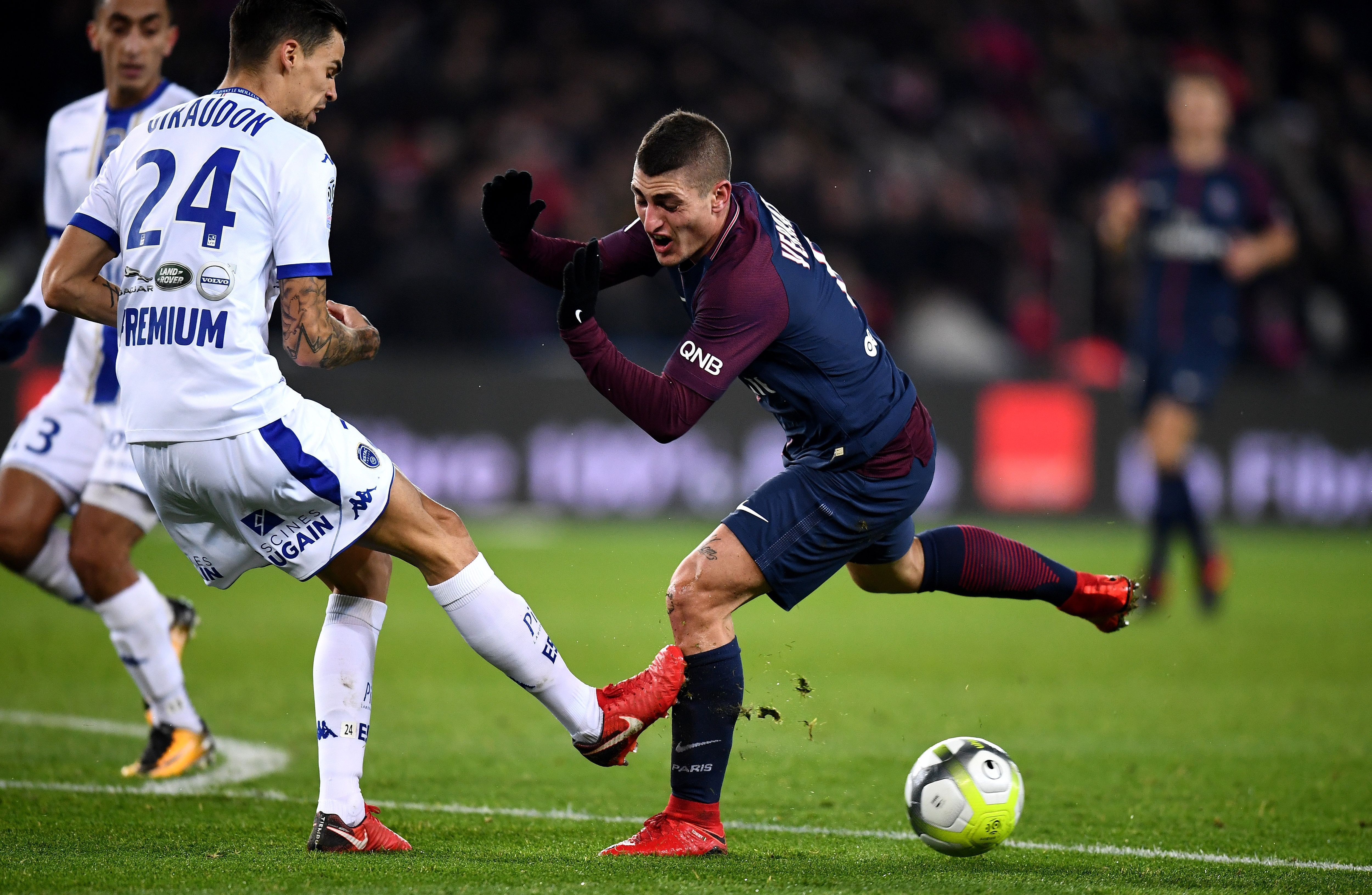 Marco Verratti PSG Troyes Ligue 1 29112017