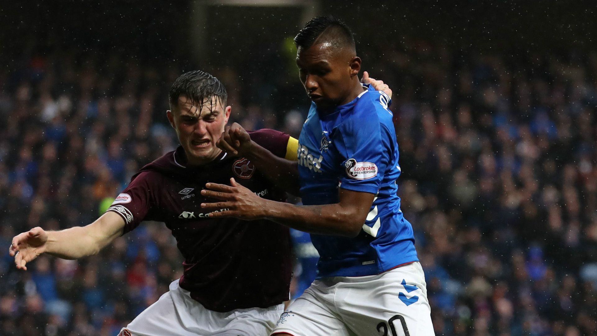 John Souttar Hearts Alfredo Morelos Rangers 2018-19