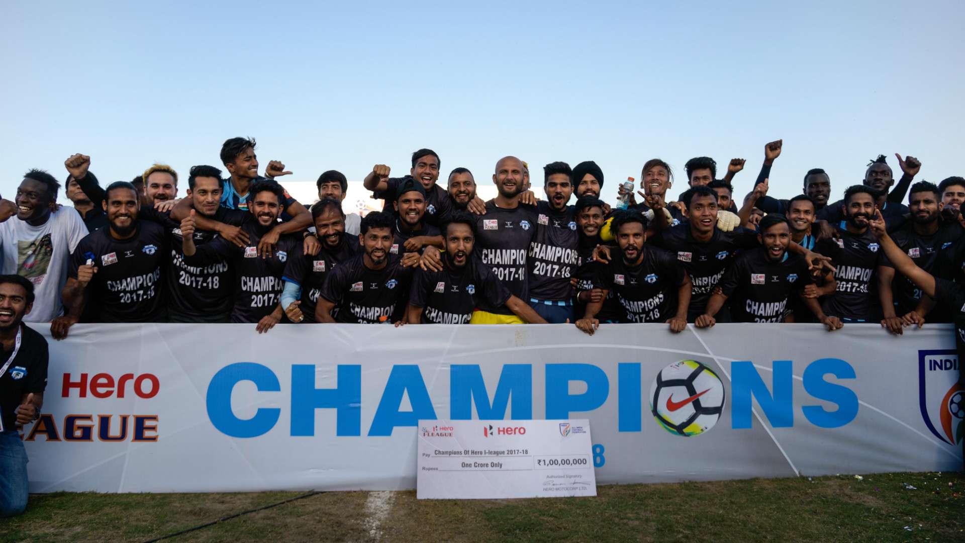 Minerva Punjab I-League 2017-18 champions