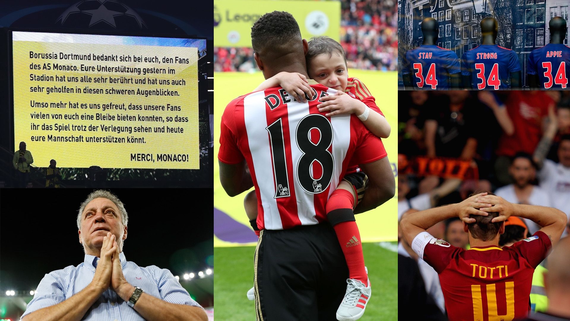 Bilan 2017 Goal Totti Nouri Braga Defoe Bradley Dortmund Monaco