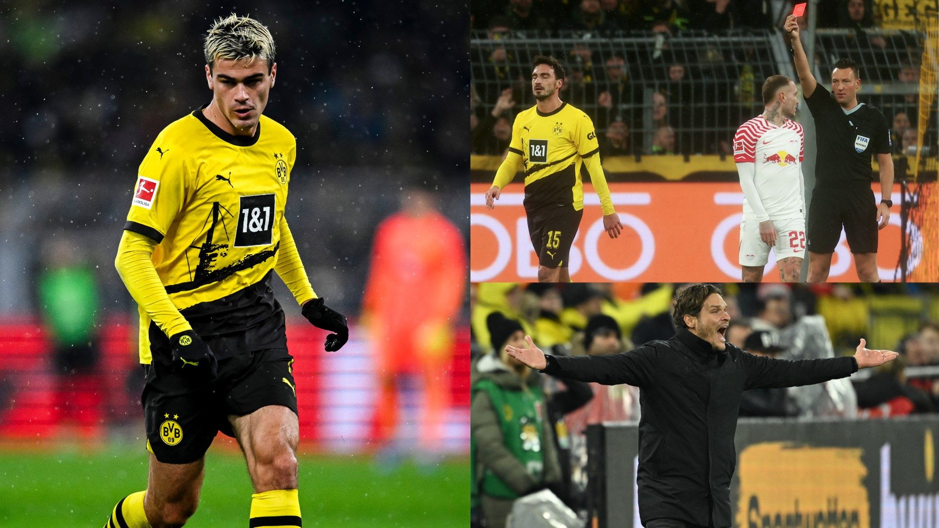 Reyna BVB split vs Leipzig 12/09/23