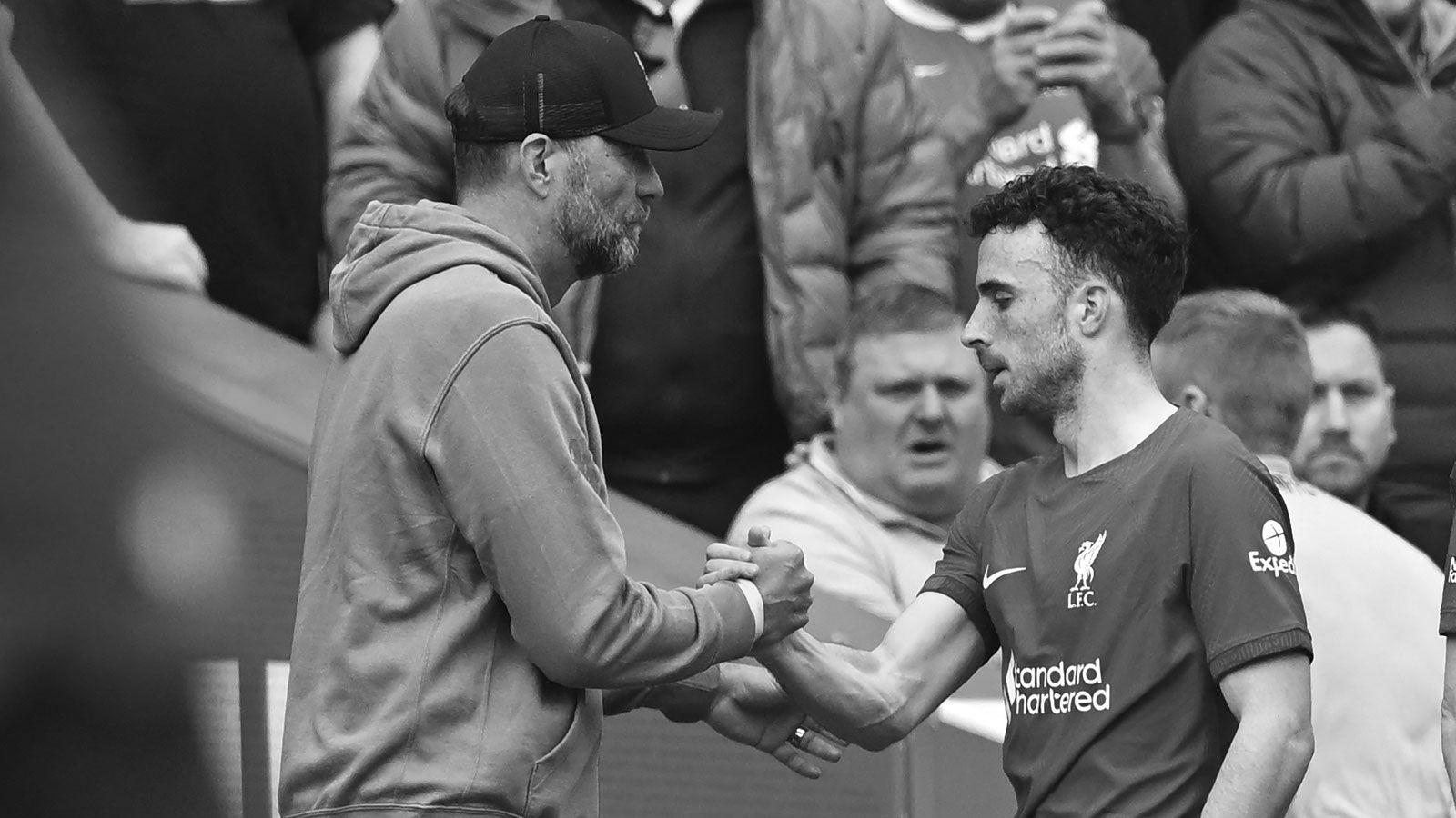 Jürgen Klopp und Diogo Jota