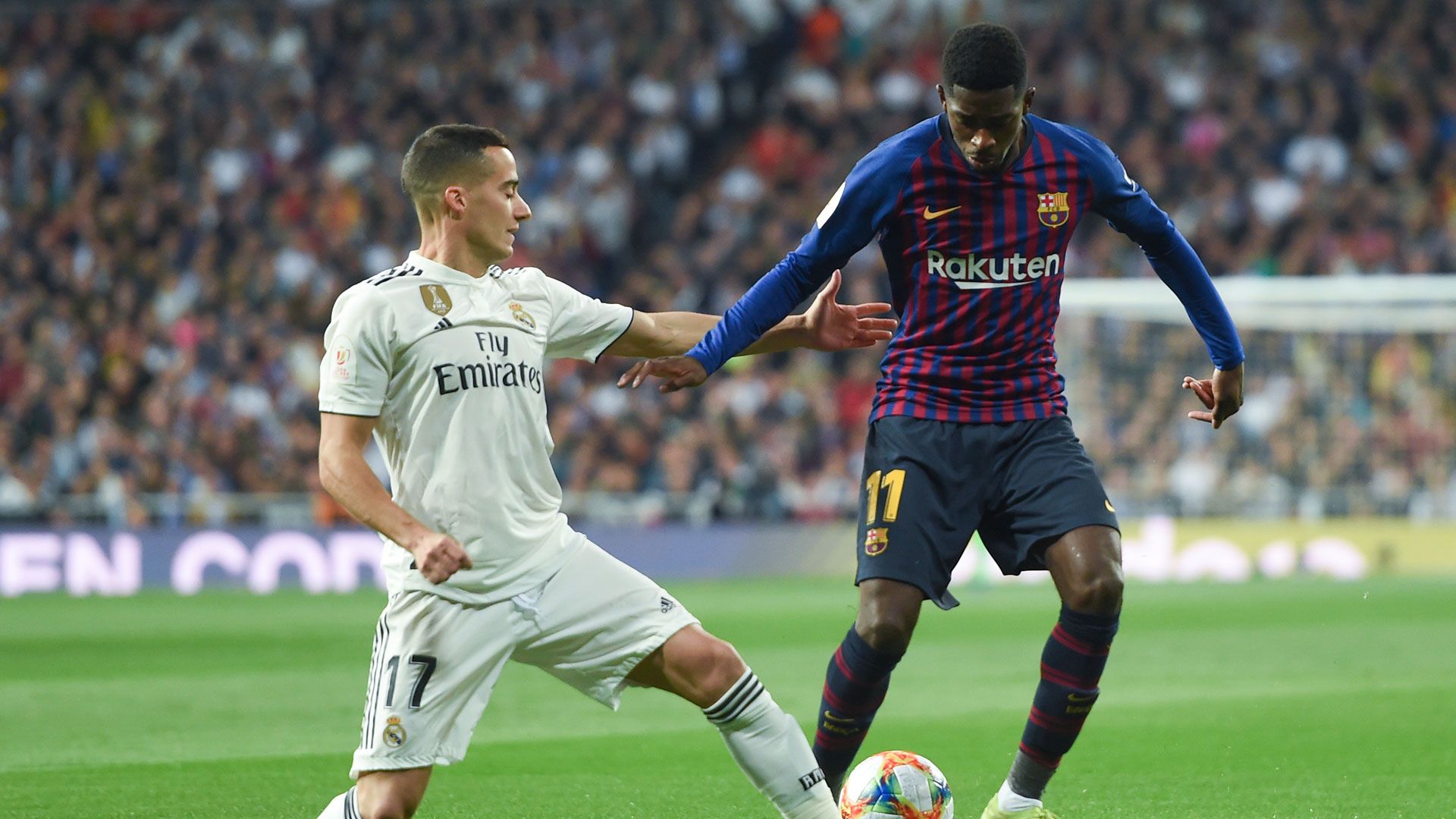 Lucas Vazquez Ousmane Dembele Real Madrid FC Barcelona Clasico 27022019