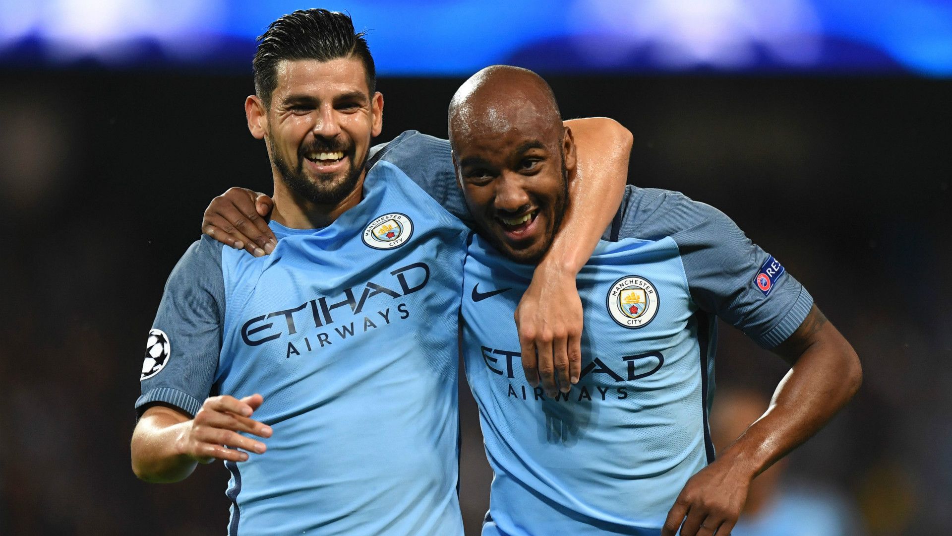 Nolito Fabian Delph Manchester City Champions League