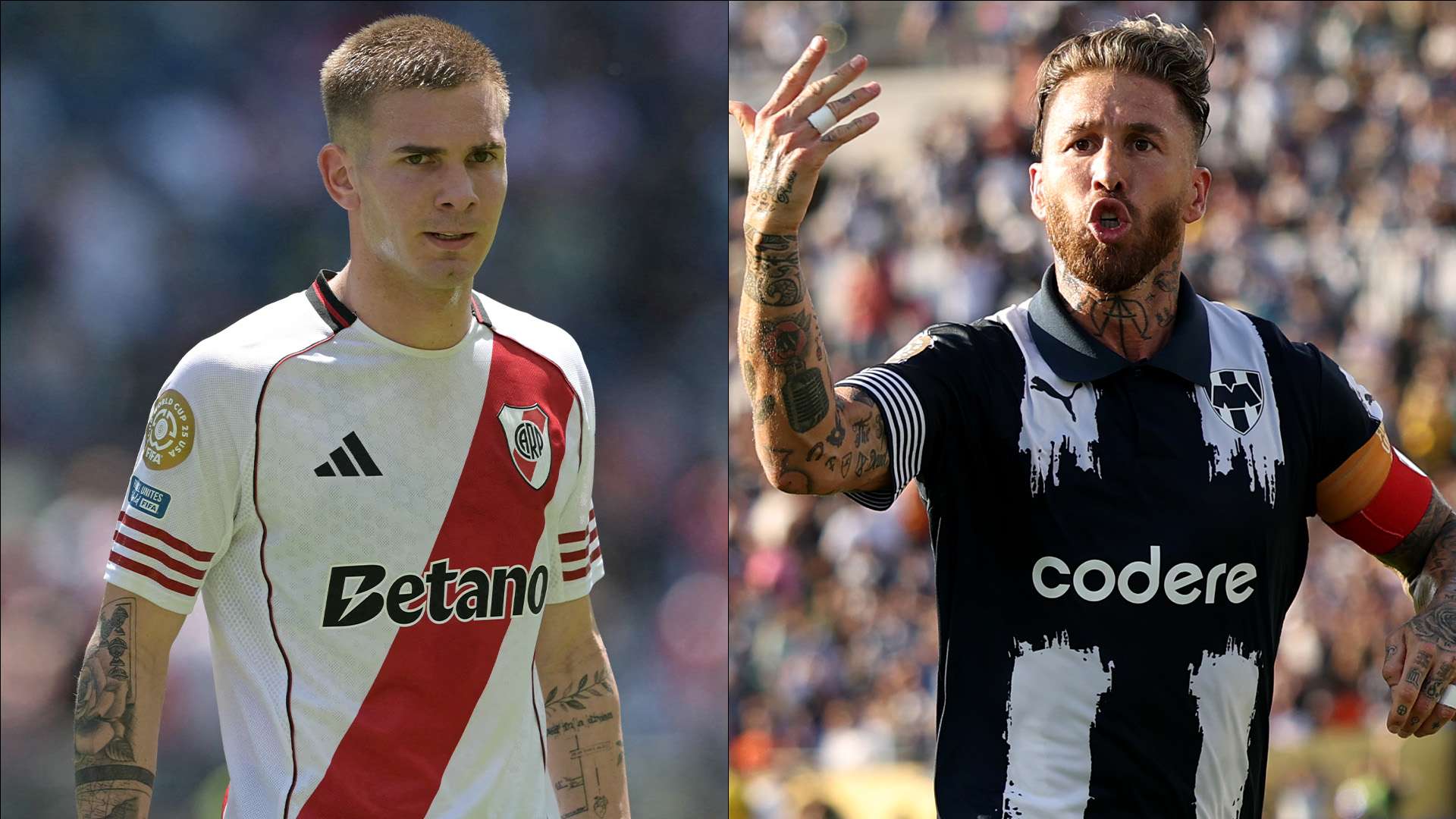 Franco Mastantuono River Plate Sergio Ramos Monterrey