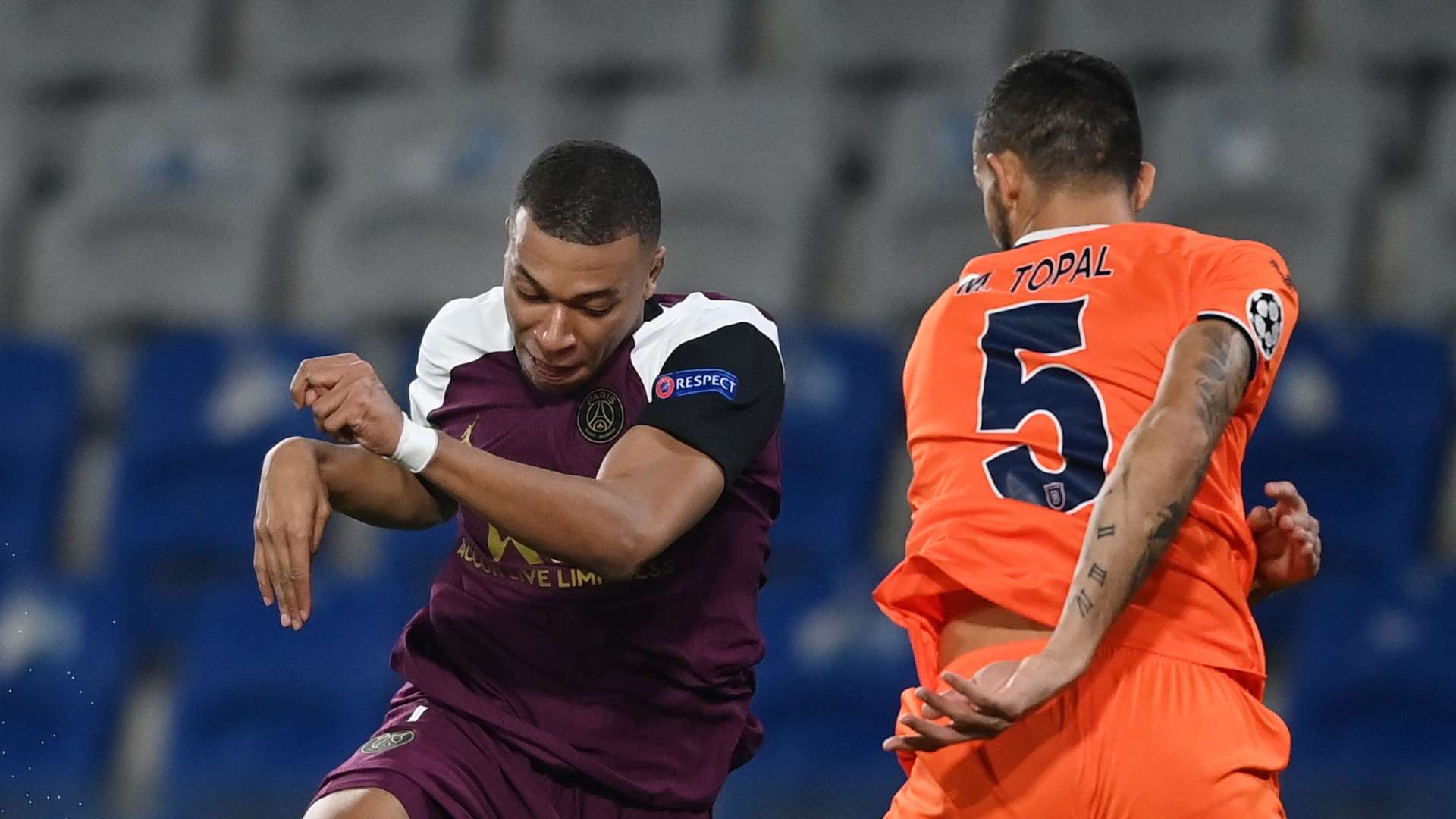 Mbappé, en el Istanbul vs. PSG