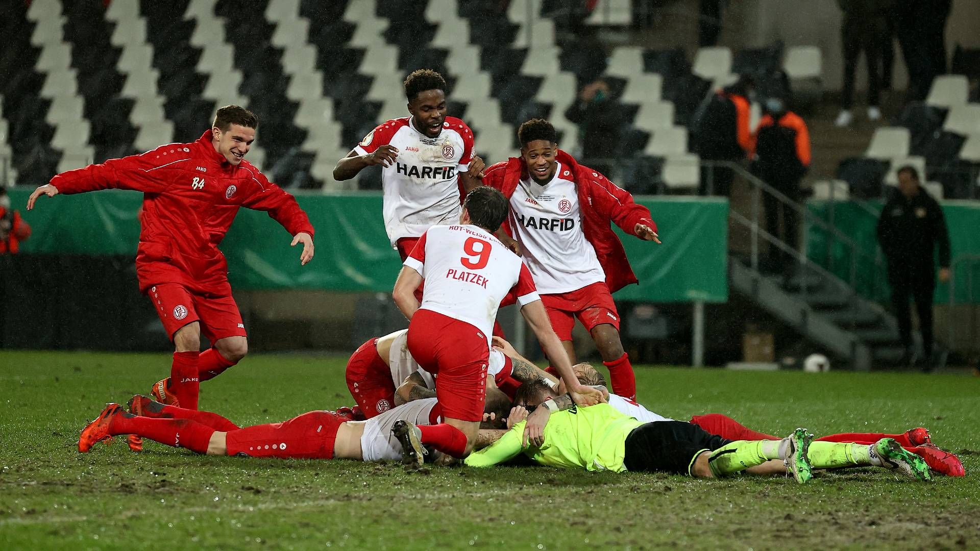 Rot-Weiss Essen Pokal Jubel