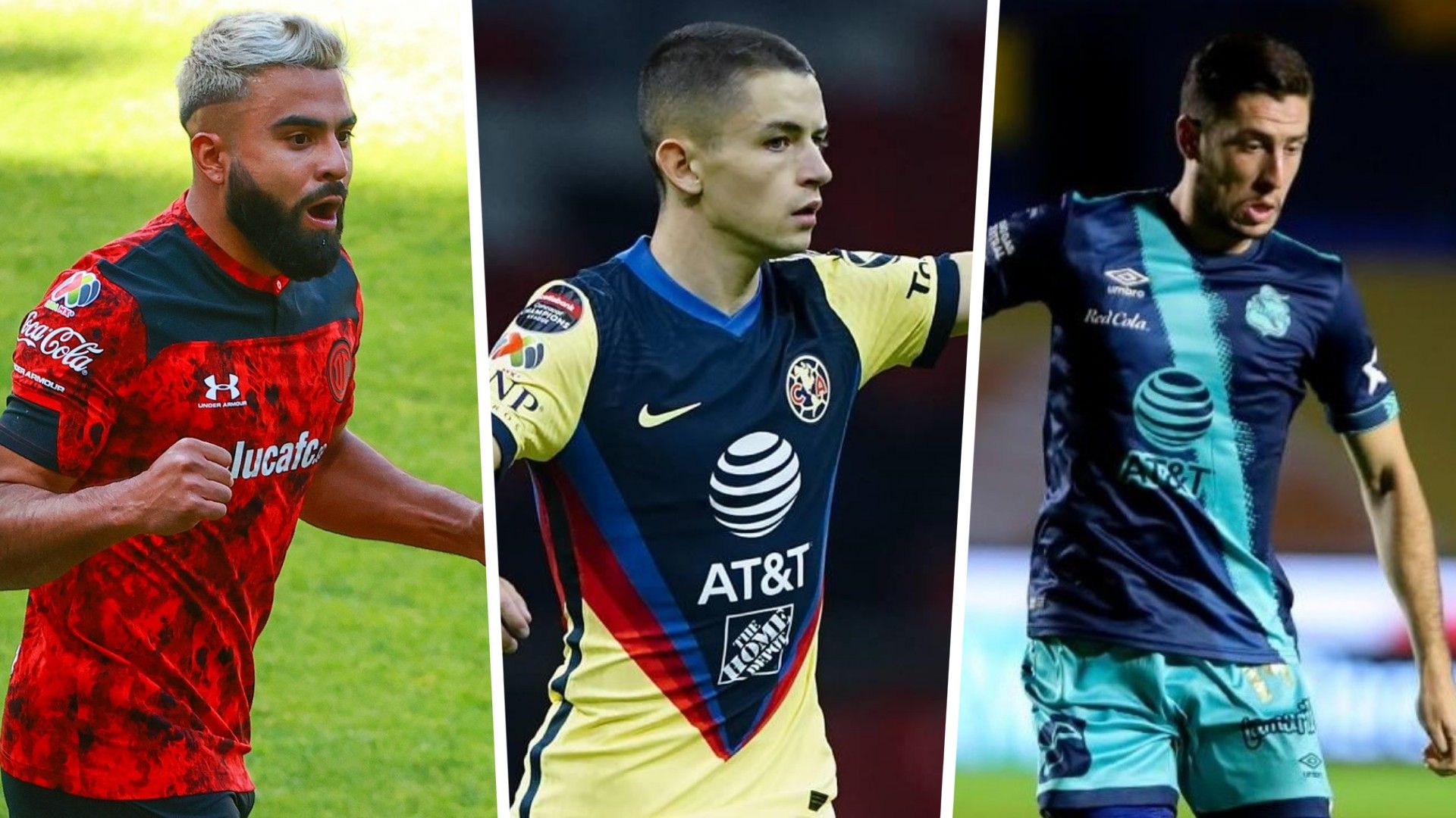 Alexis Canelo Toluca Álvaro Fidalgo América Santiago Ormeño Puebla