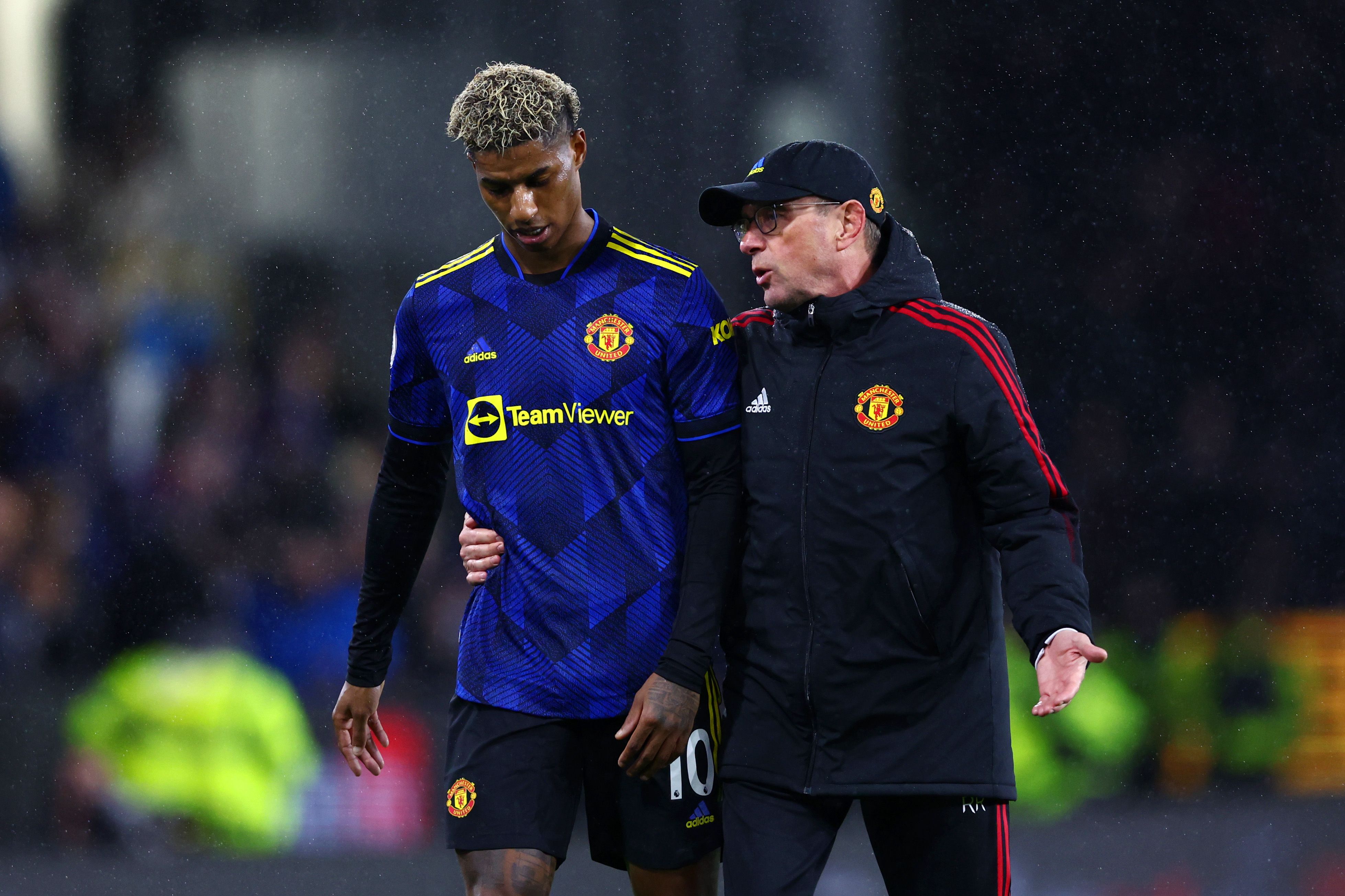 Marcus Rashford Ralf Rangnick