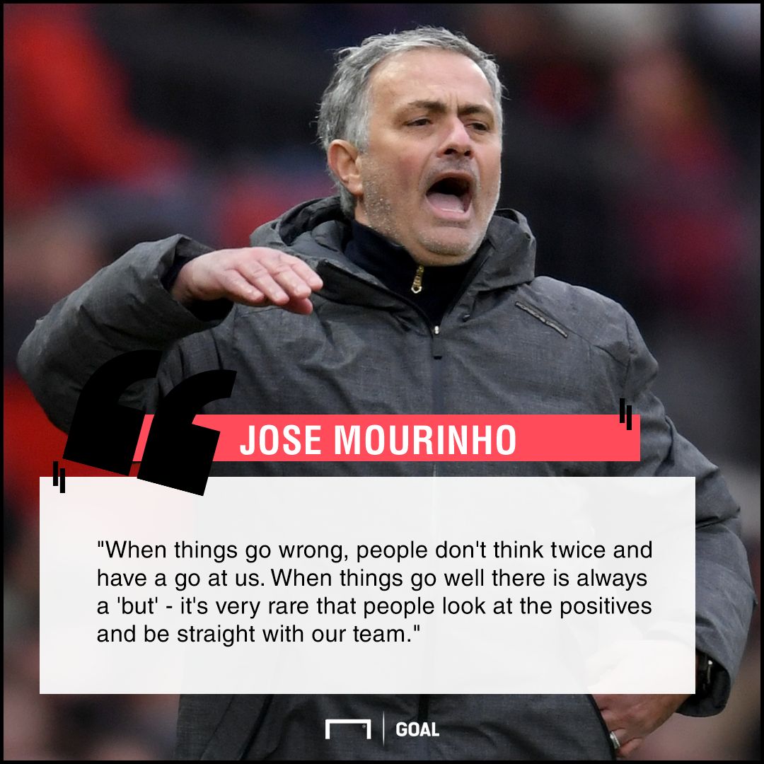 Jose Mourinho always a but with Manchester United