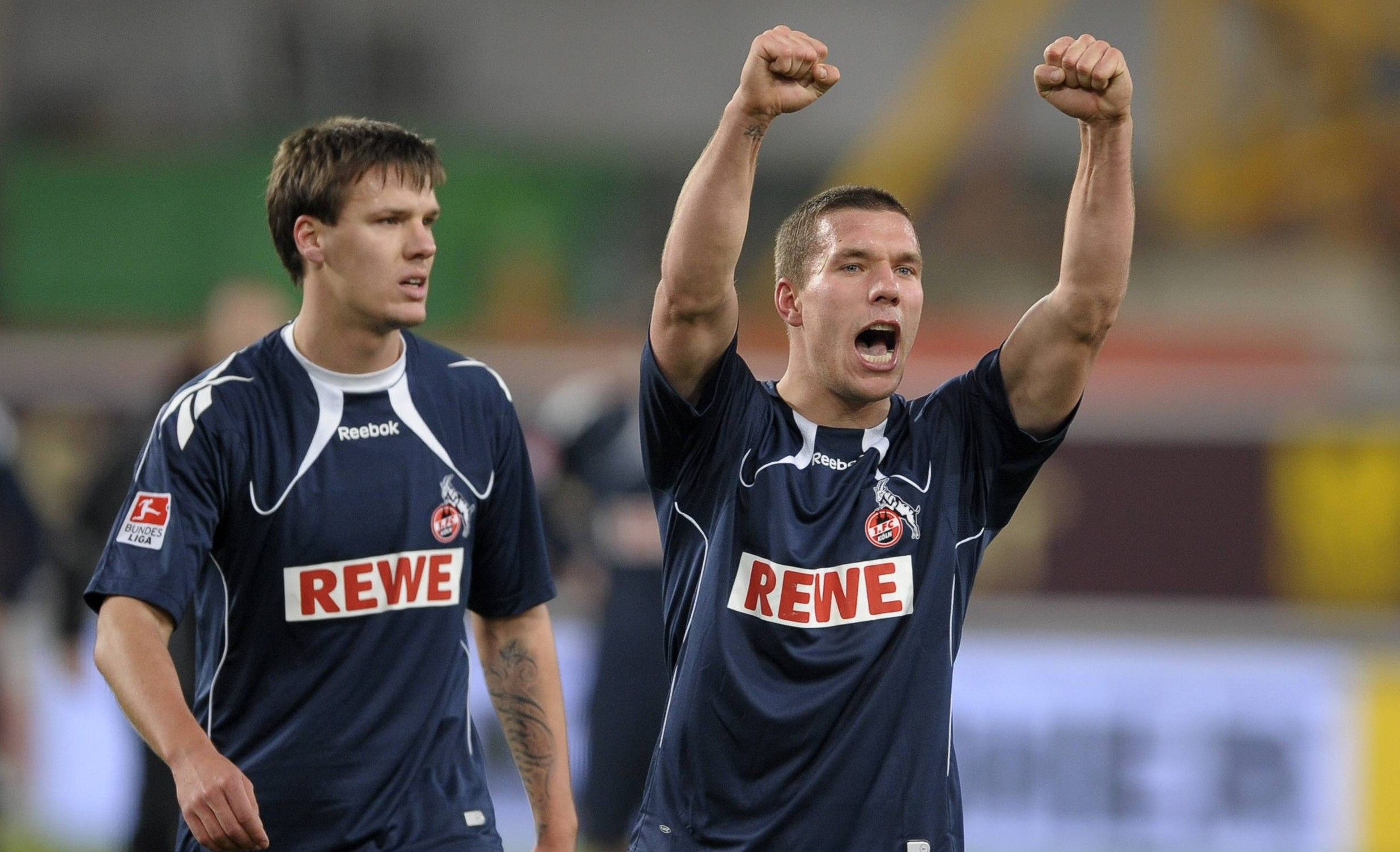 CHRISTOPHER SCHORCH LUKAS PODOLSKI FC KÖLN