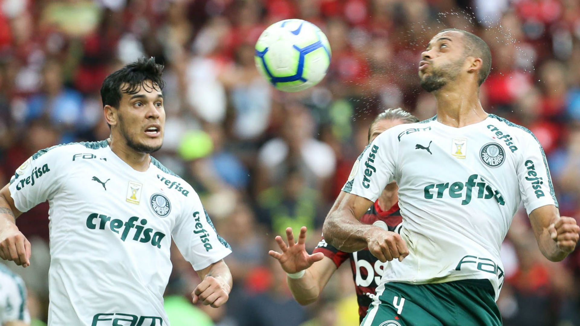 Gomez Vitor Hugo Palmeiras Flamengo Brasileirão 13 09 2019