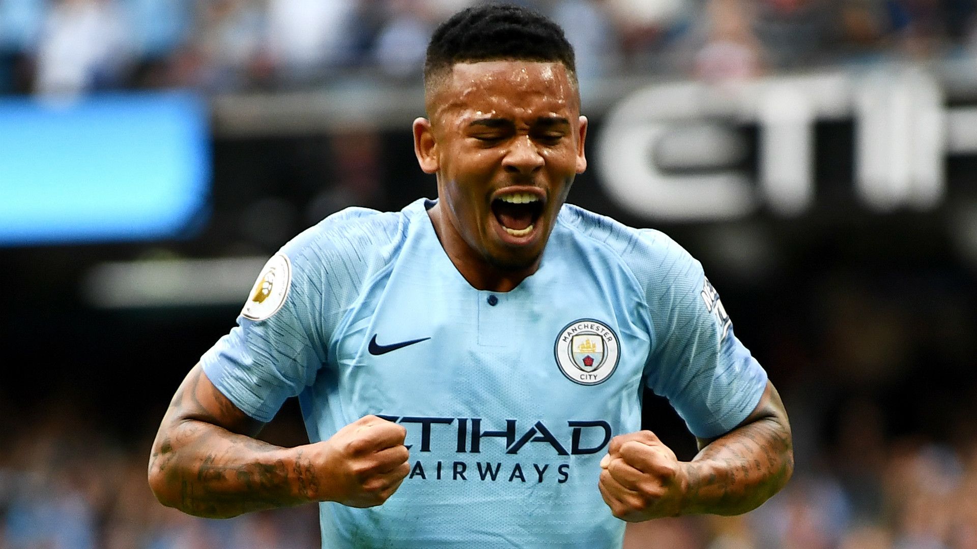 GABRIEL JESUS MANCHESTER CITY PREMIER LEAGUE 01092018