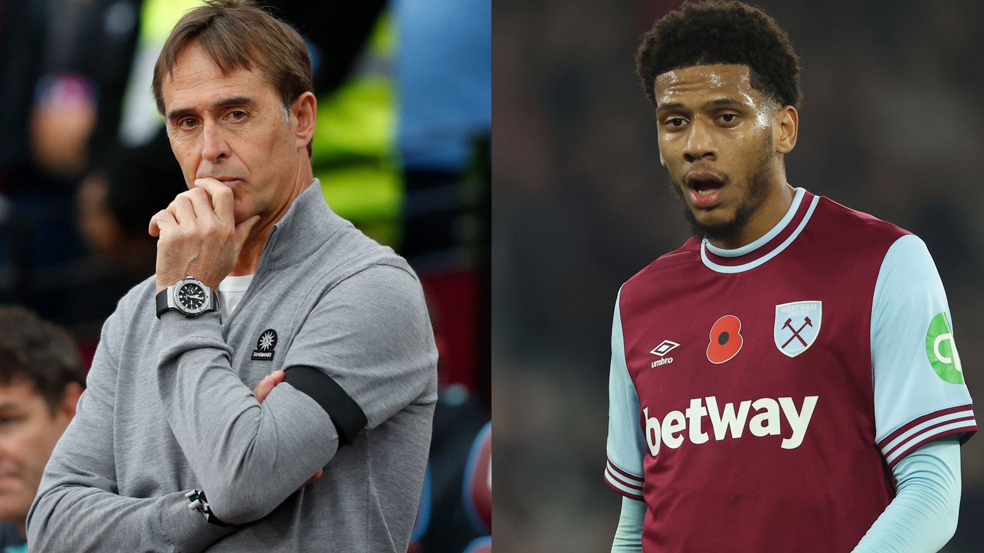 Julen Lopetegui Jean-Clair Todibo West Ham 2024-25