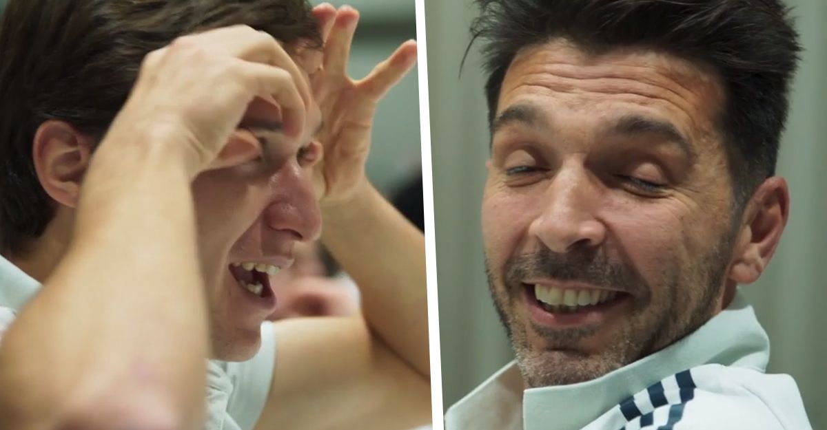 Federico Chiesa Gianluigi Buffon Juventus