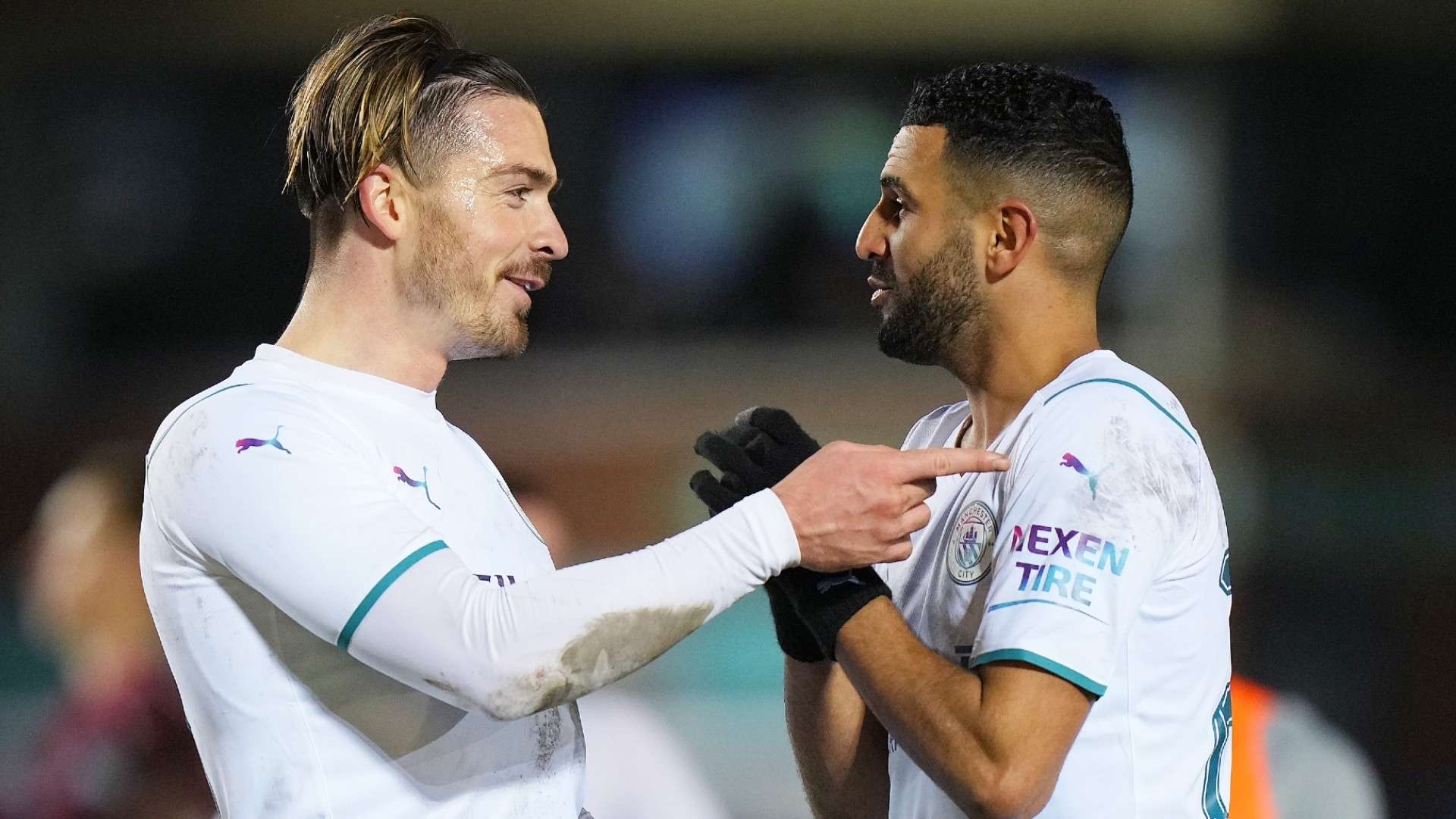 Jack Grealish Riyad Mahrez Manchester City 2021-22